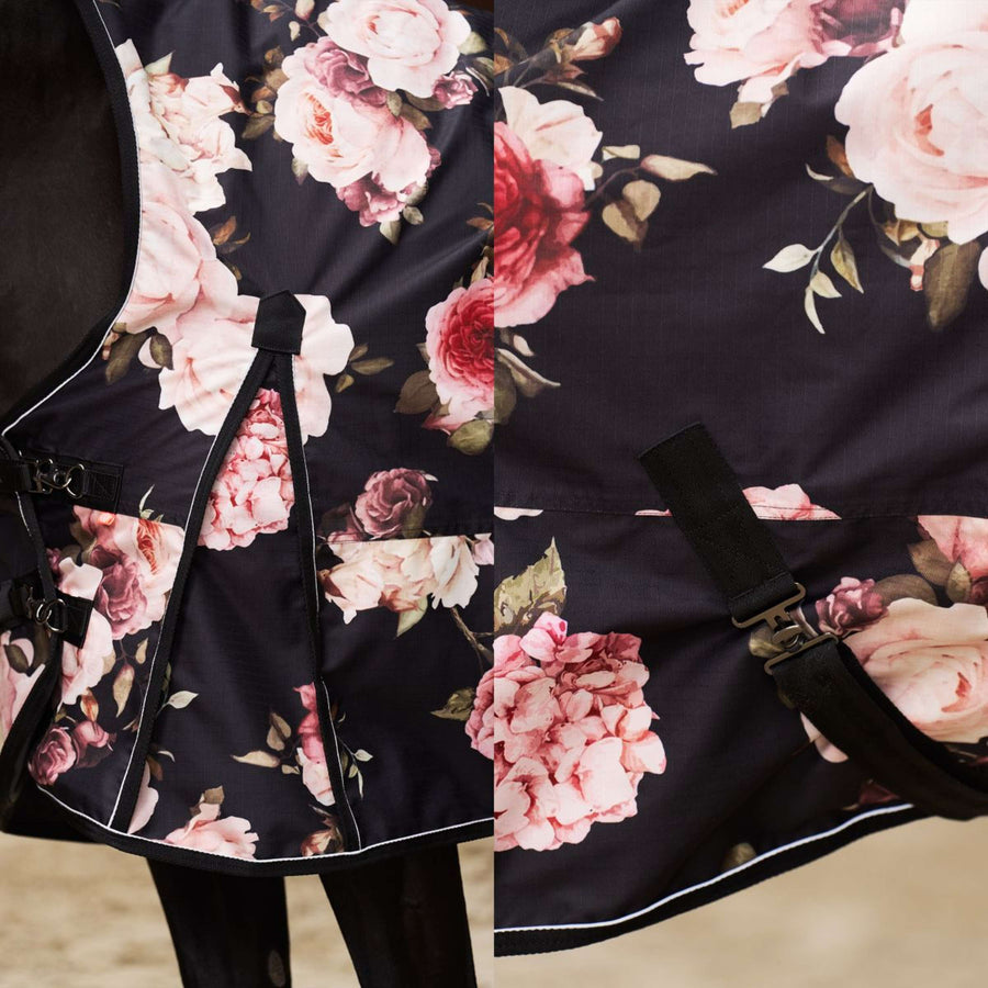 Imperial Riding Outdoor Rug IRHSuper-Dry 100gr Flower Print