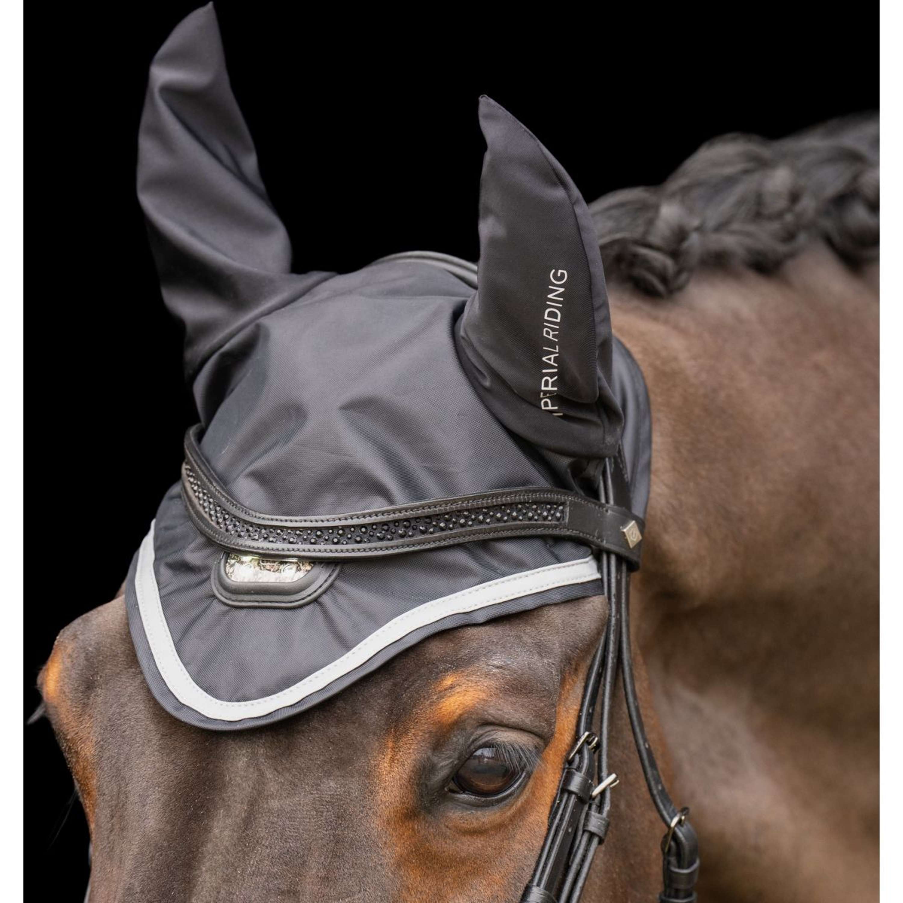 Imperial Riding Ear Bonnet IRHLuminous Black
