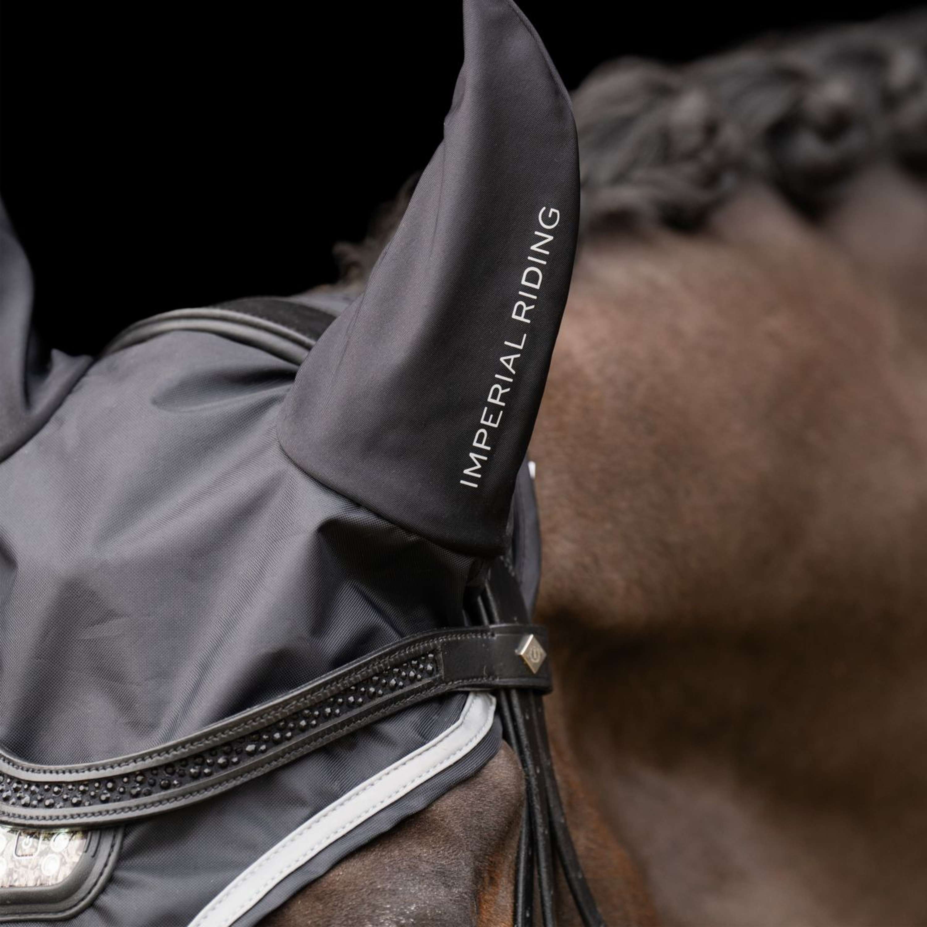 Imperial Riding Ear Bonnet IRHLuminous Black