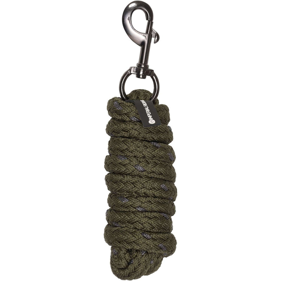 Imperial Riding Lead Rope IRHDeluxe with Carabiner Olive Green