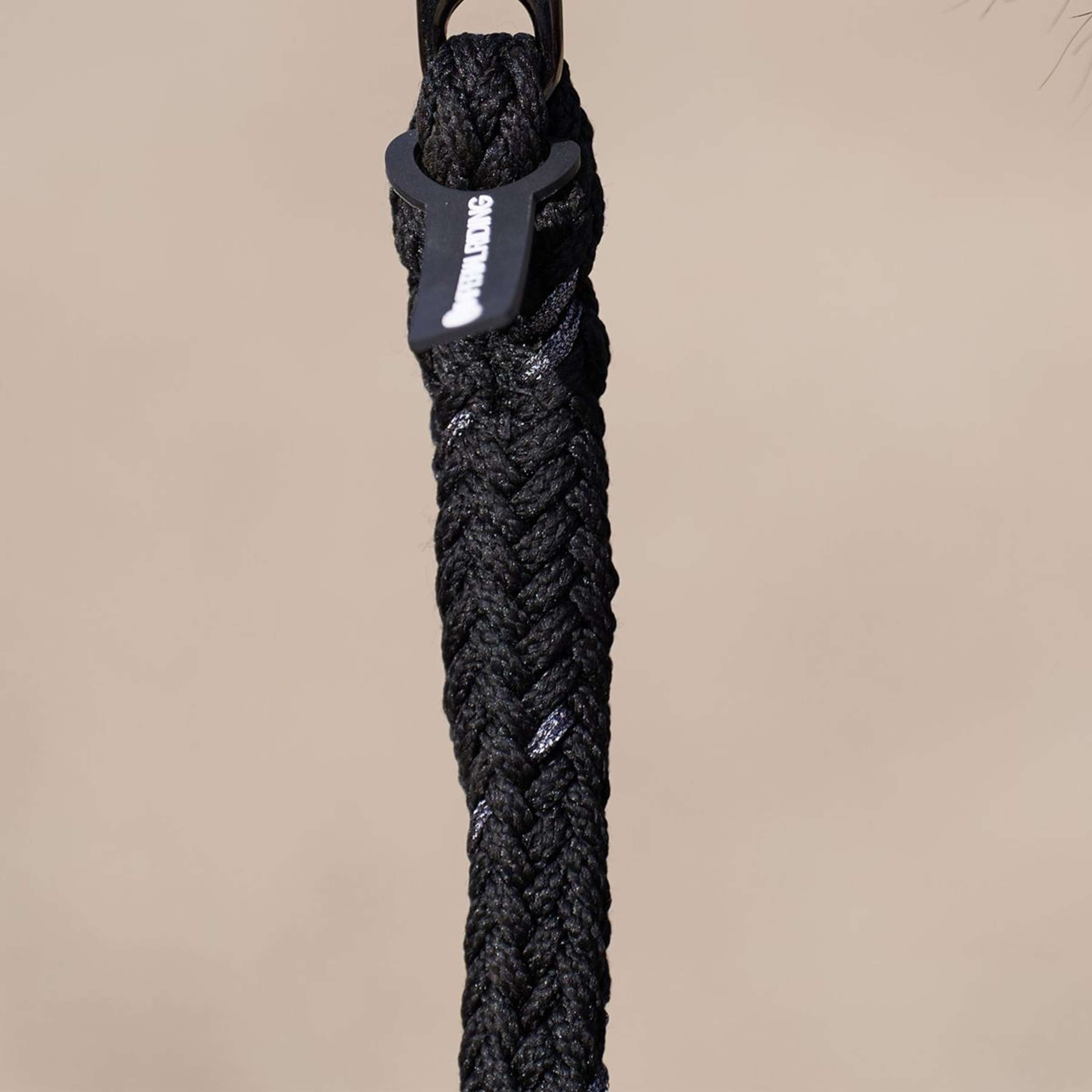 Imperial Riding Lead Rope IRHDeluxe with Carabiner Black