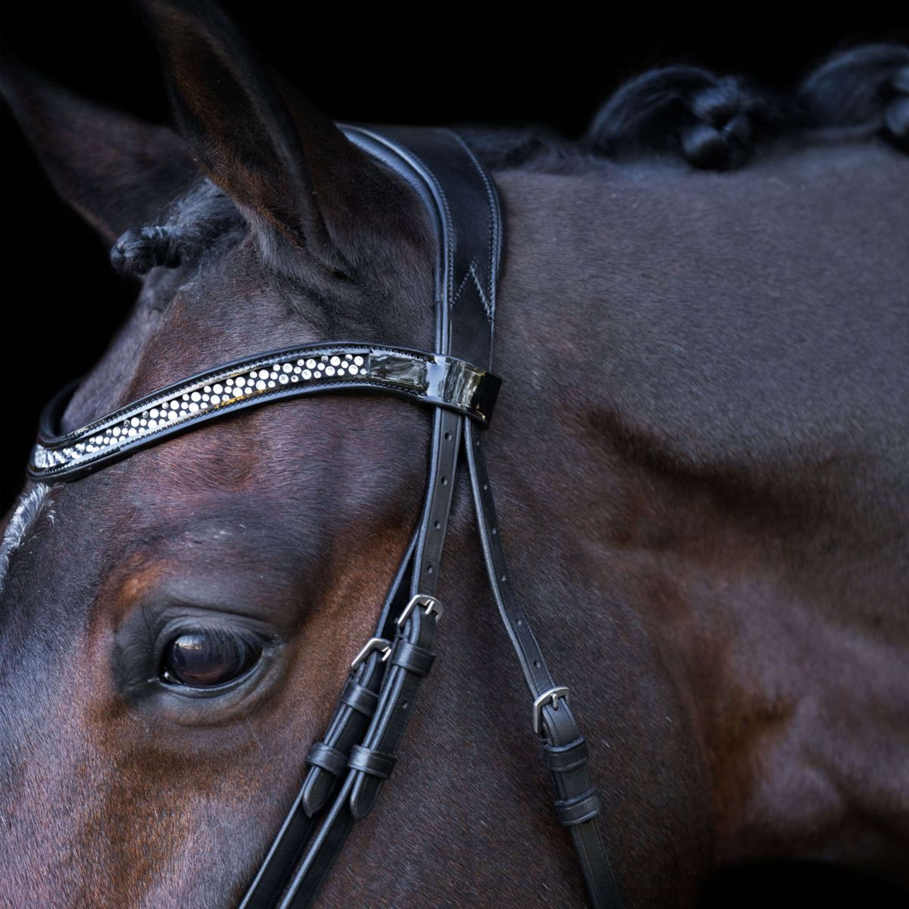 Imperial Riding Bridle IRH Black/Crystal