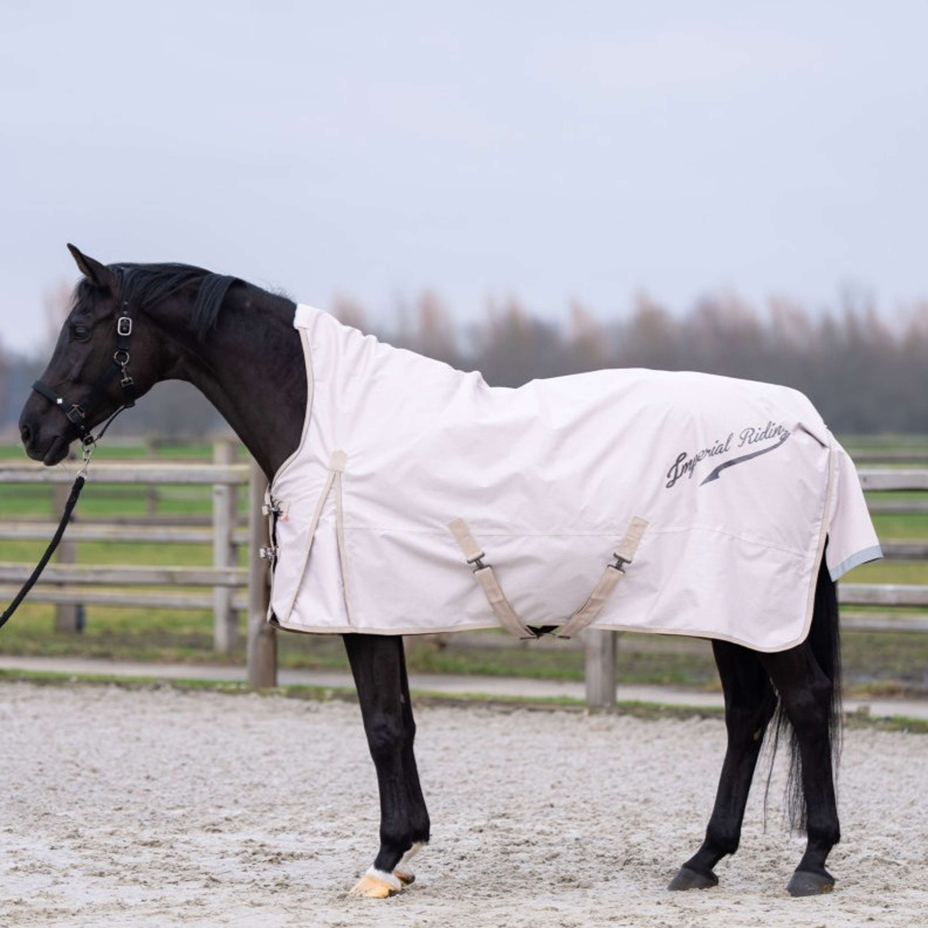 Imperial Riding Outdoor Rug IRHSuper-dry AOP 300g Taupe