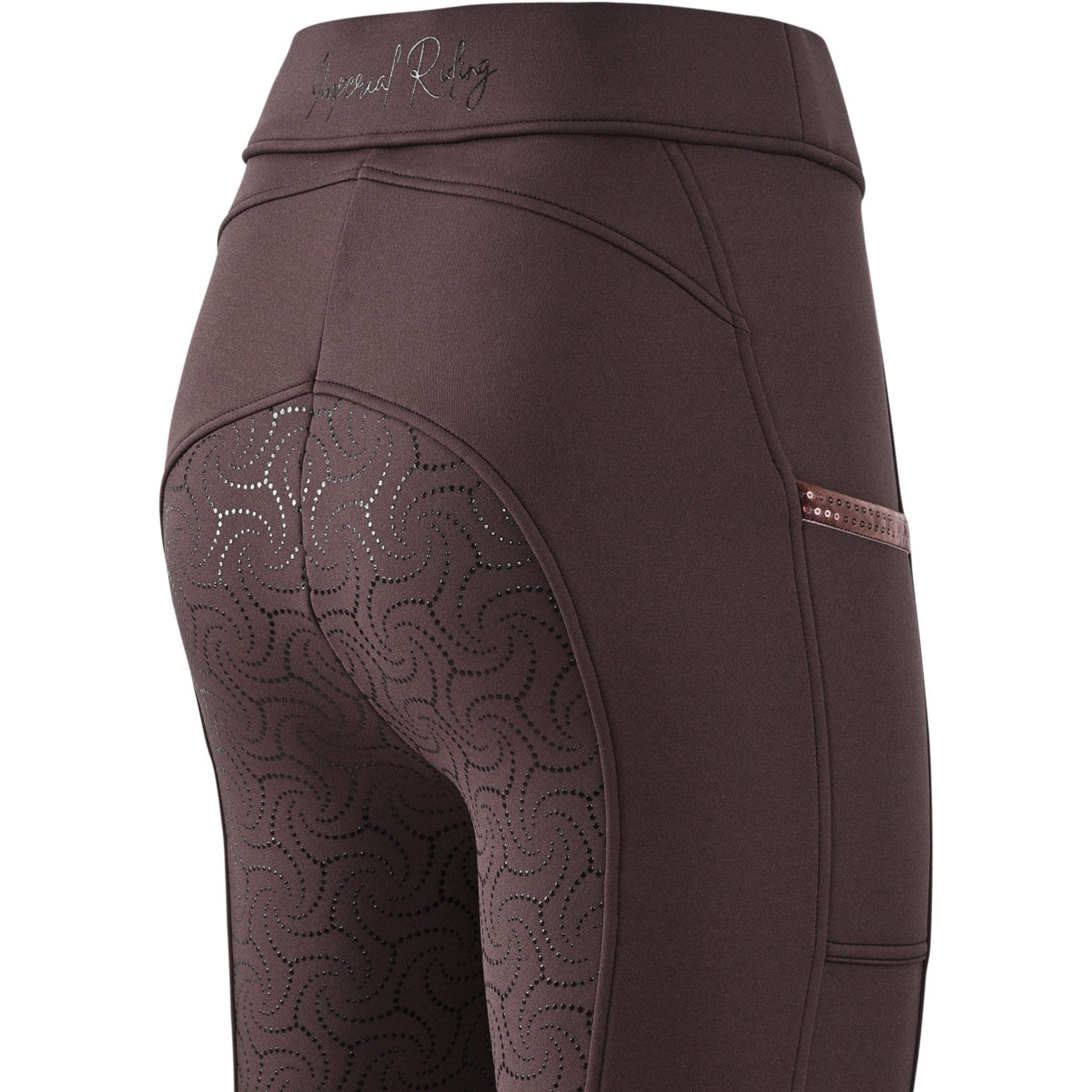 Imperial Riding Riding Legging IRHTeddy Full Grip Chocolate