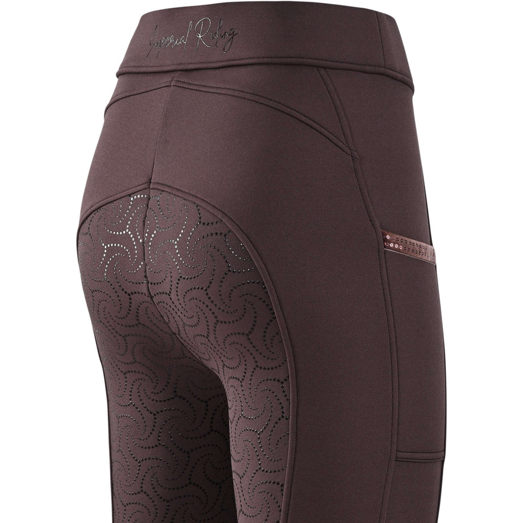 Imperial Riding Riding Legging IRHTeddy Full Grip Chocolate