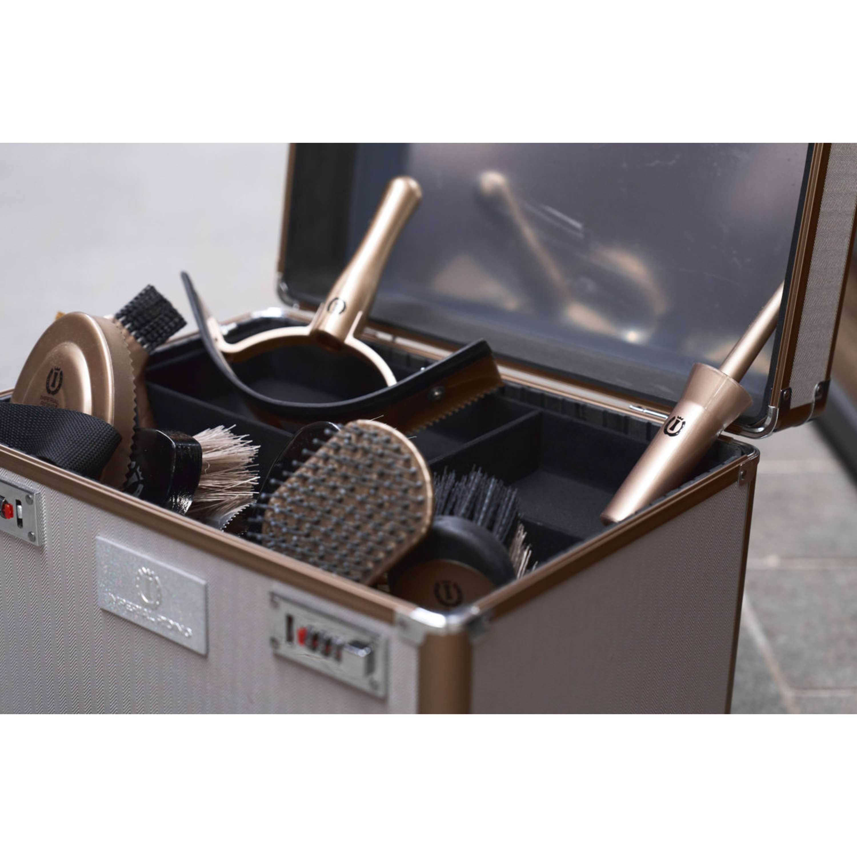 Imperial Riding Grooming Box IRHShiny Taupe