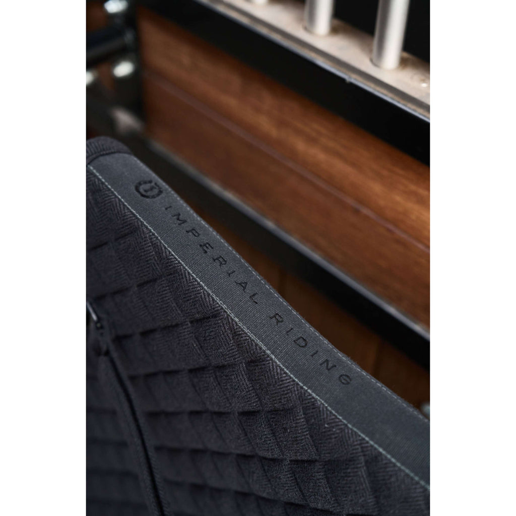 Imperial Riding Saddlepad IRHPenny herringbone General Purpose Grey