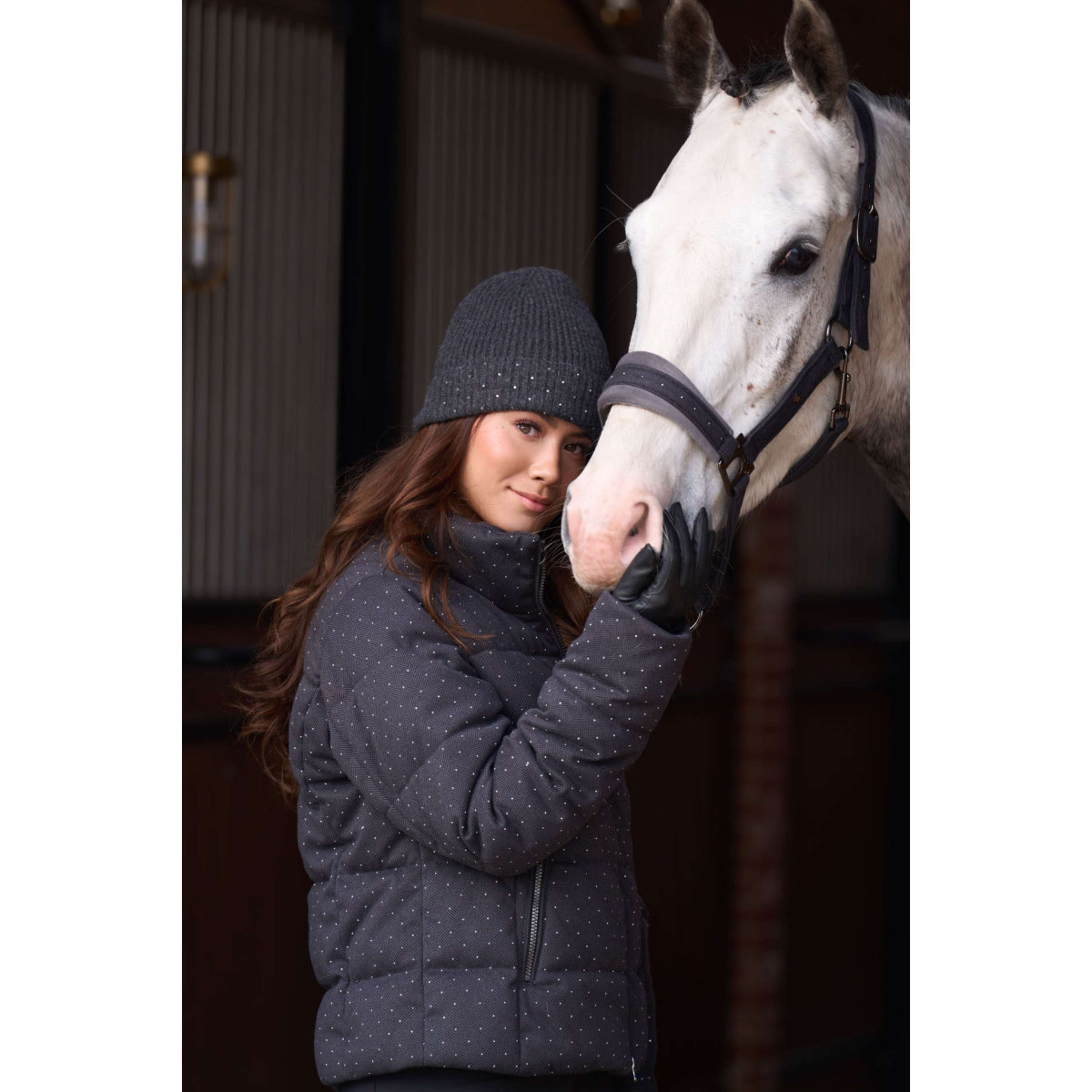 Imperial Riding Cap IRHChilly Sparkle Grey