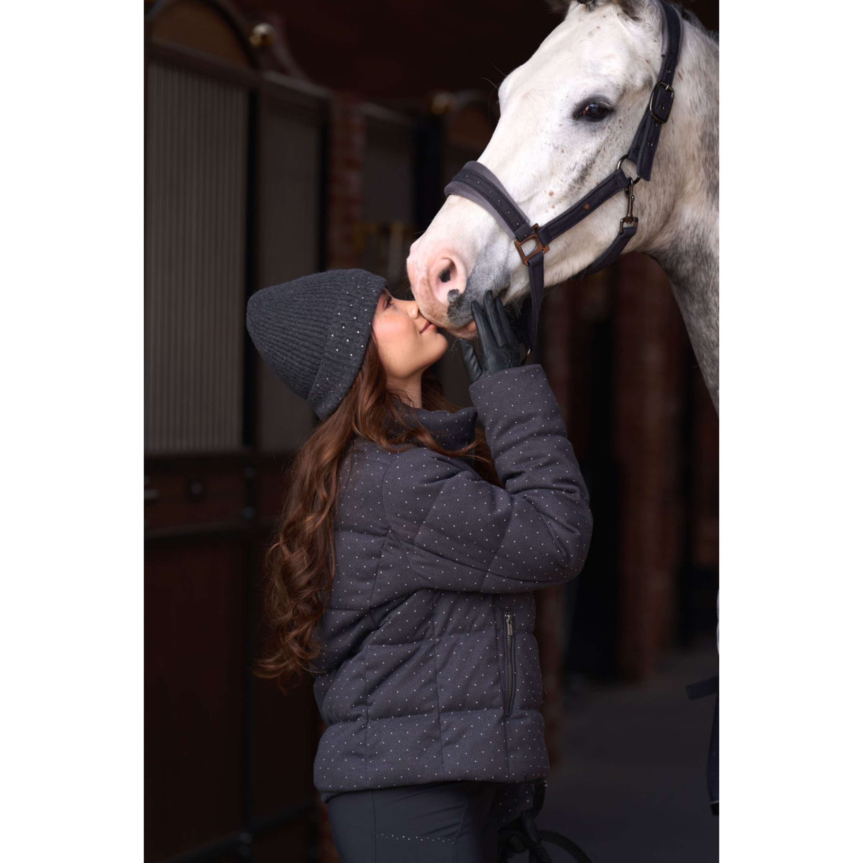 Imperial Riding Cap IRHChilly Sparkle Grey