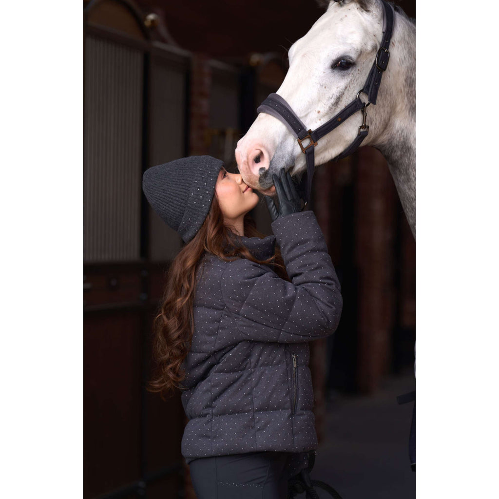 Imperial Riding Cap IRHChilly Sparkle Grey
