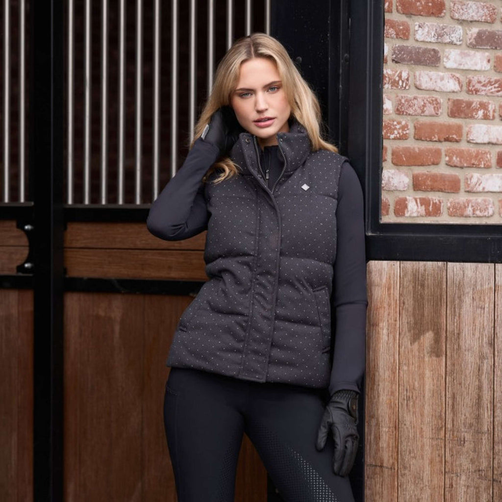 Imperial Riding Bodywarmer IRHBelle Herringbone Grey