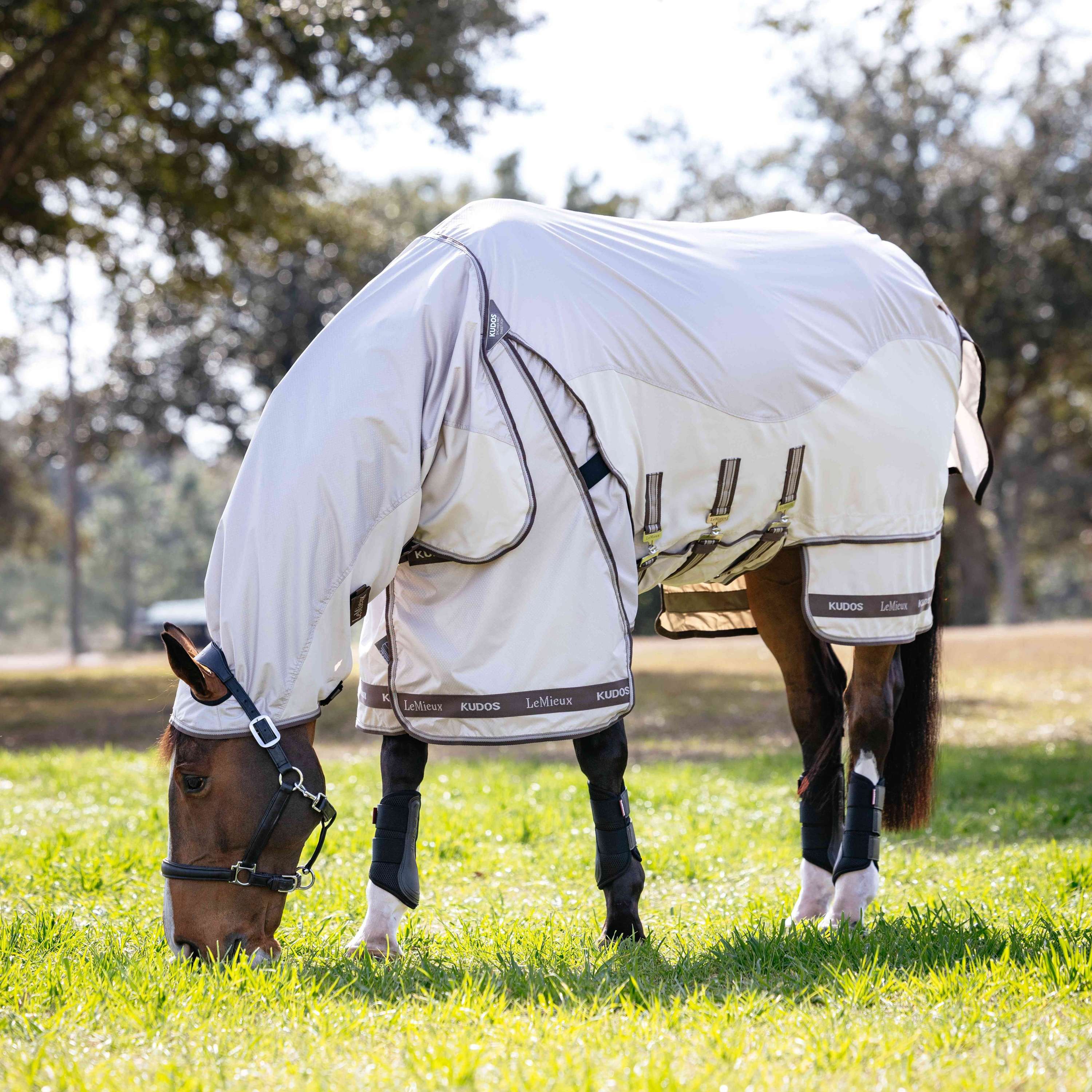 LeMieux Eczema Rug Kudos Shower Pro Sweet Itch Stone