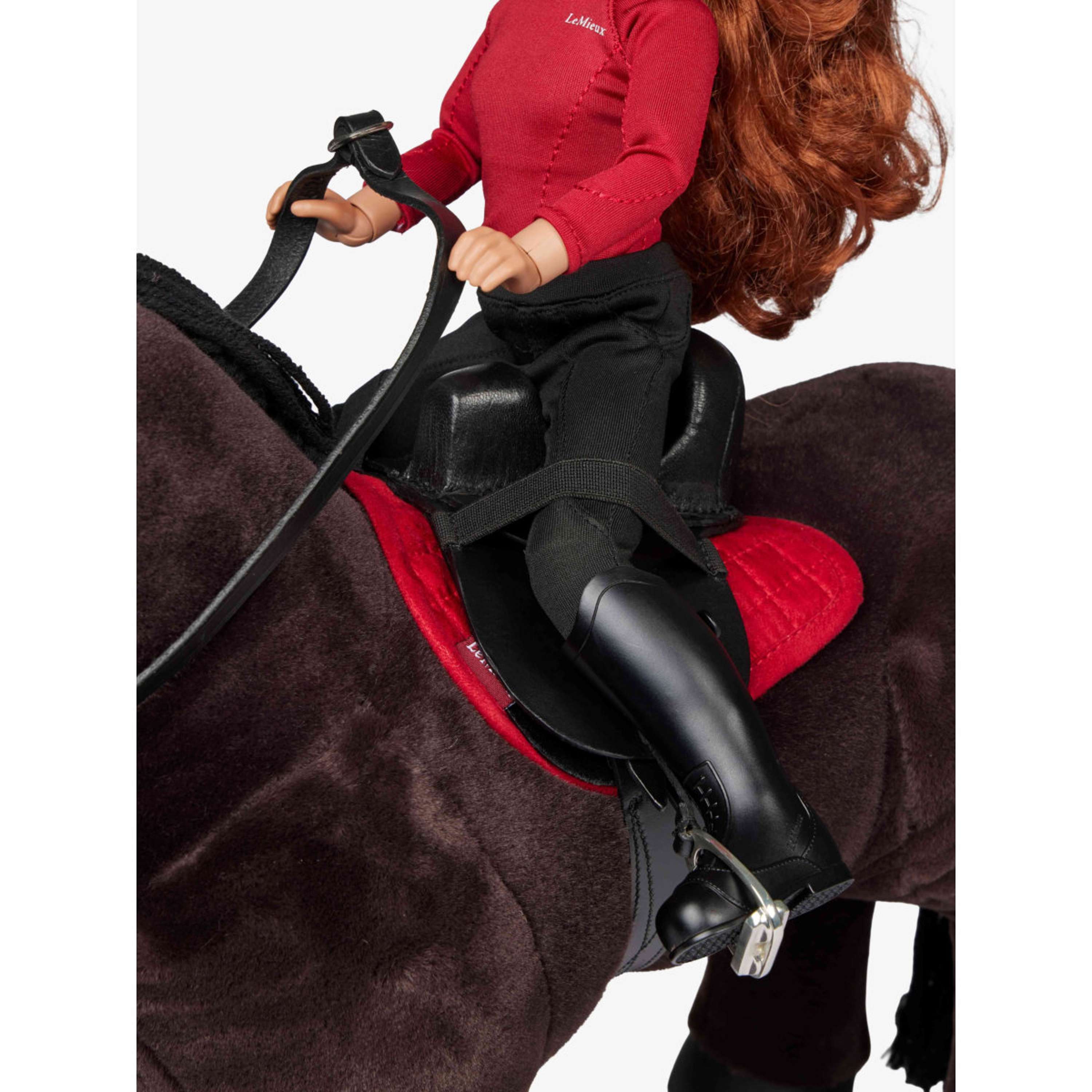 LeMieux Toy Rider Steady Saddle Black