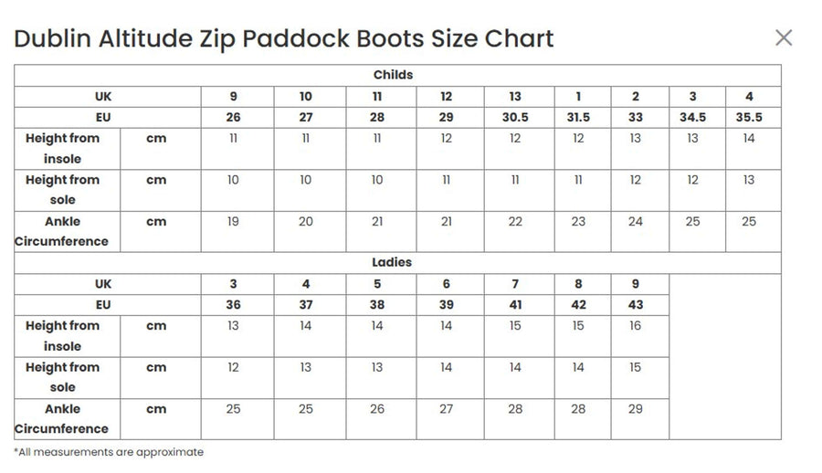 Dublin Jodhpurs Altitude Zip Black