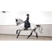 LeMieux Saddlepad Crystal Suede Dressage White