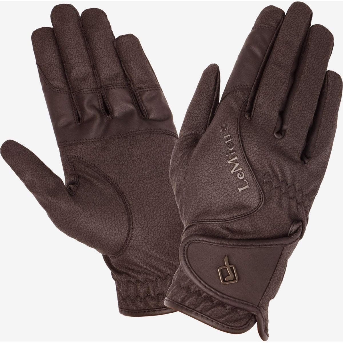 LeMieux Riding Gloves Close Contact Brown