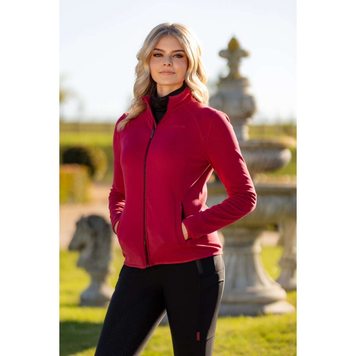 LeMieux Fleece Vest Faye Ember