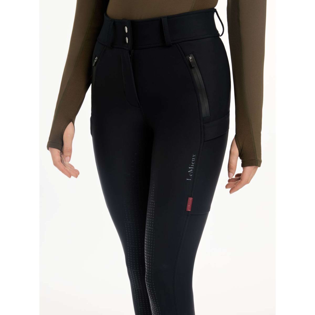 LeMieux Breeches Drytex Full Grip Black