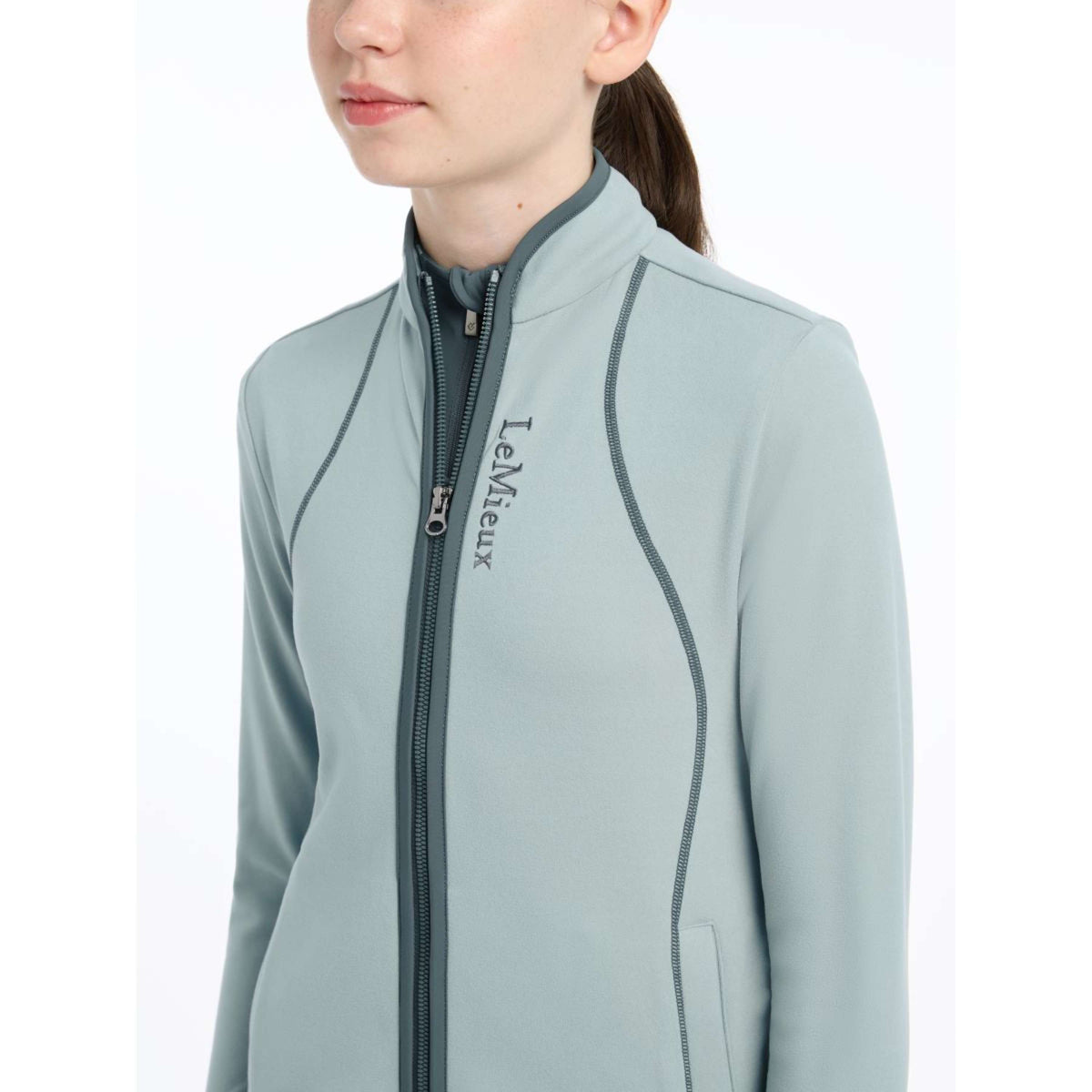 LeMieux Fleece Vest Young Rider Felicity Glacier