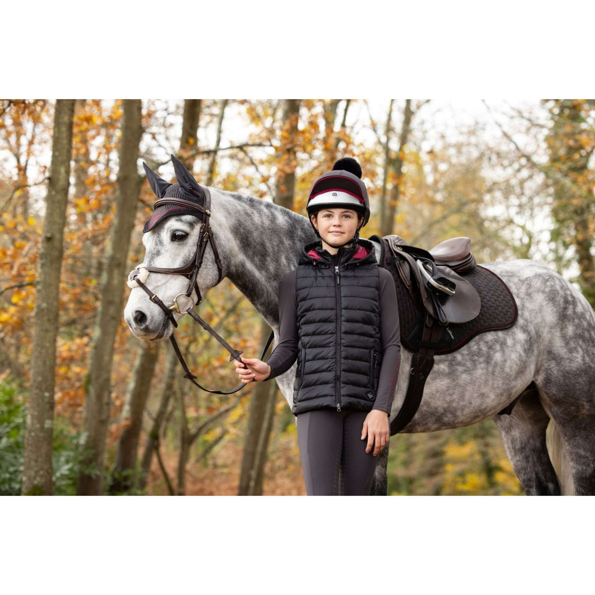 LeMieux Bodywarmer Young Rider Milly Black