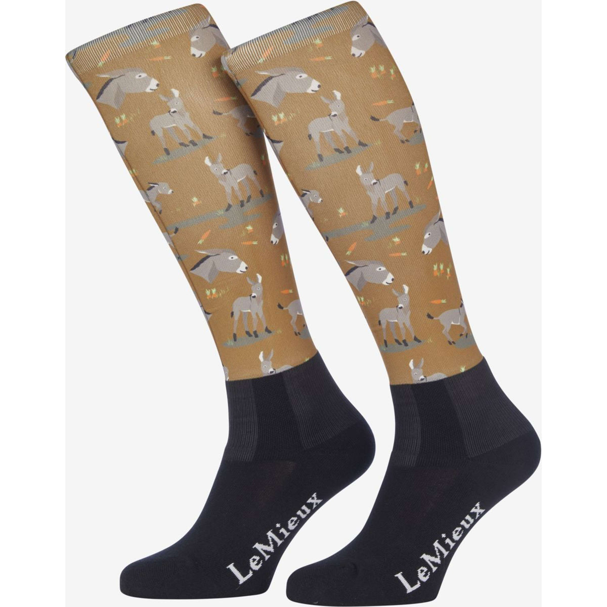 LeMieux Socks Footsie Donkey Grey