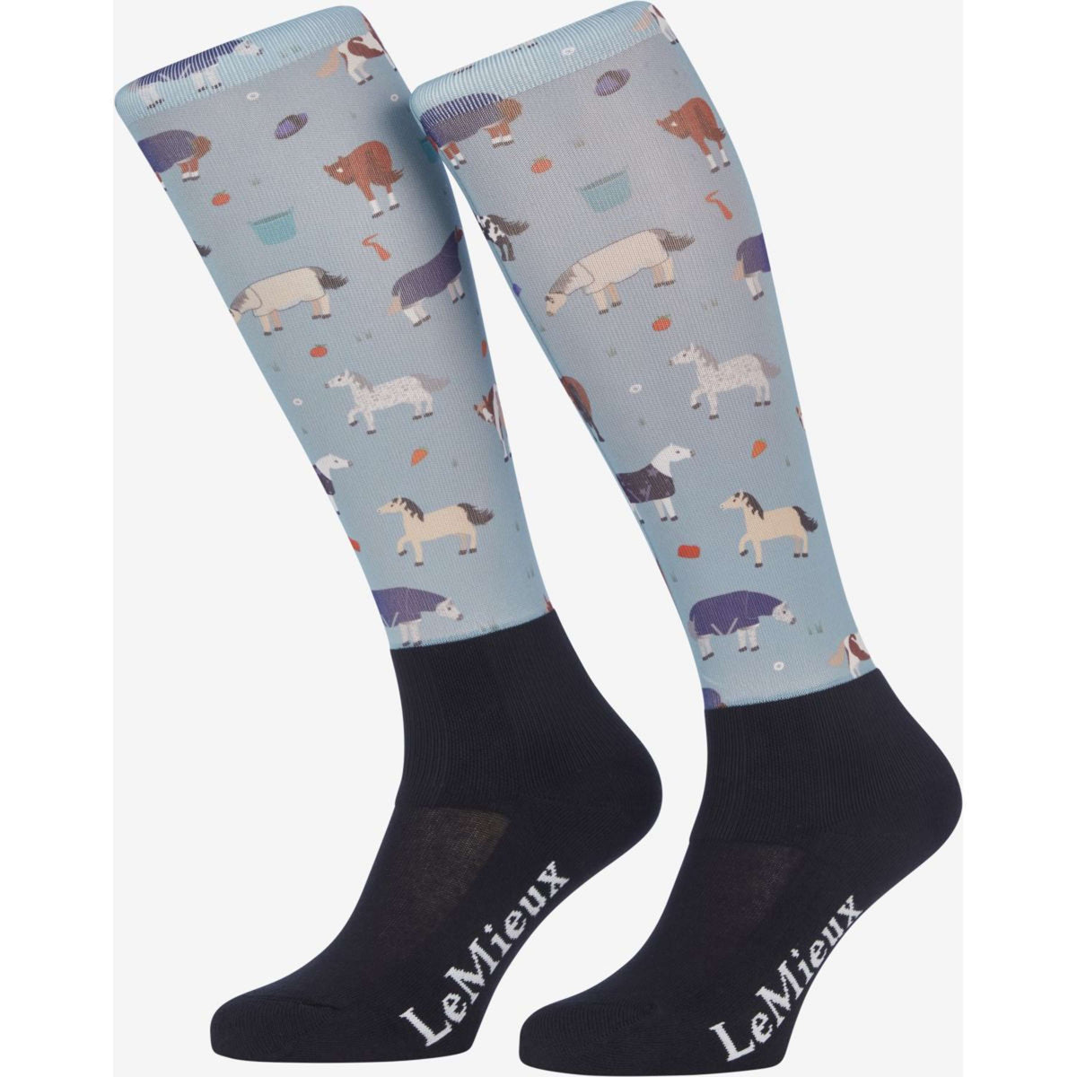 LeMieux Socks Footsie Mini Pony Glacier