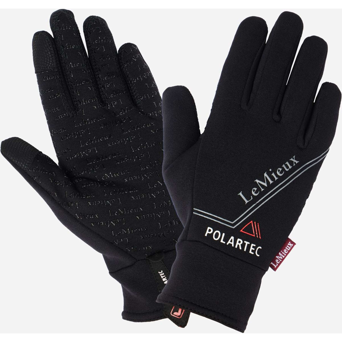 LeMieux Riding Gloves Polartec Black