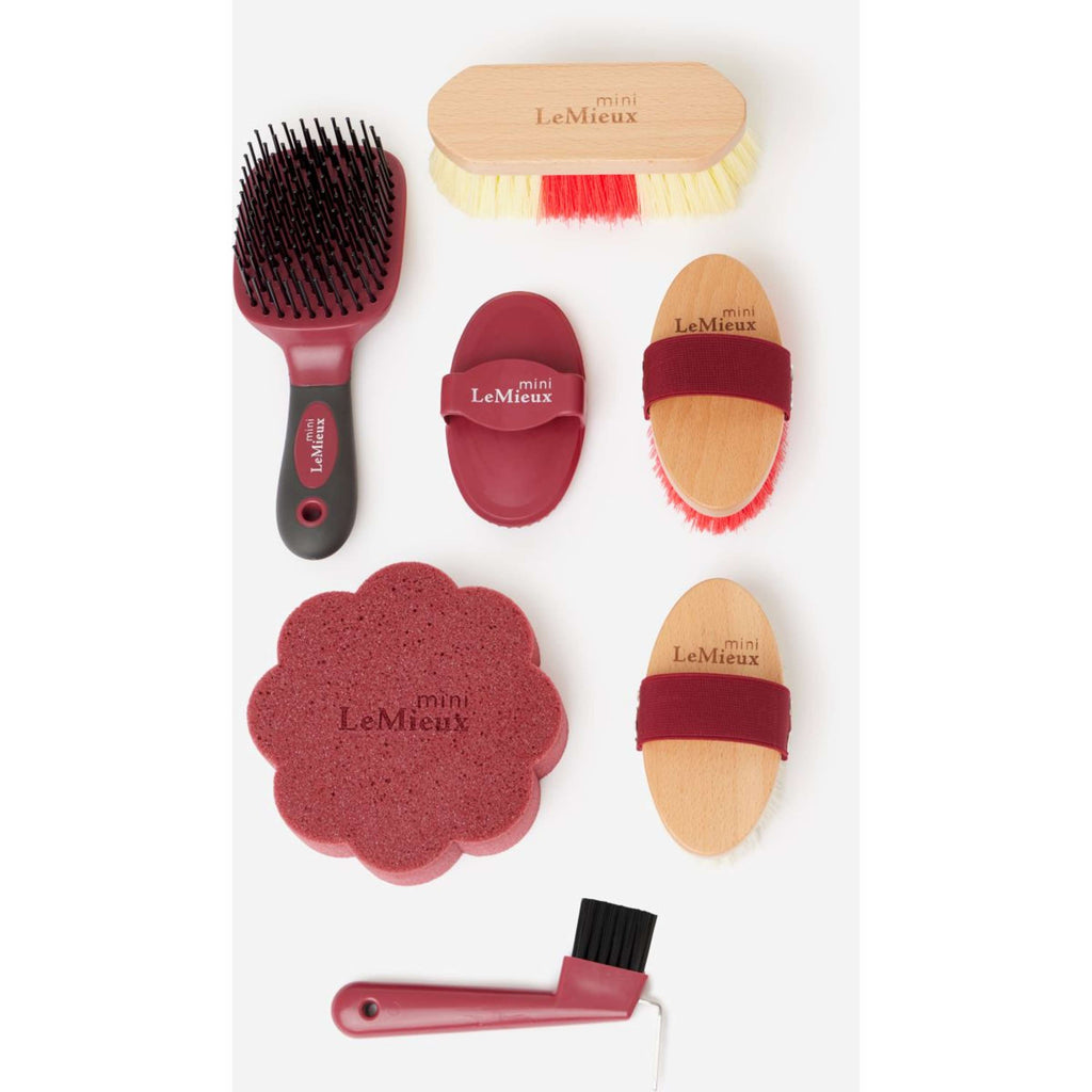 LeMieux Grooming Set Mini Red