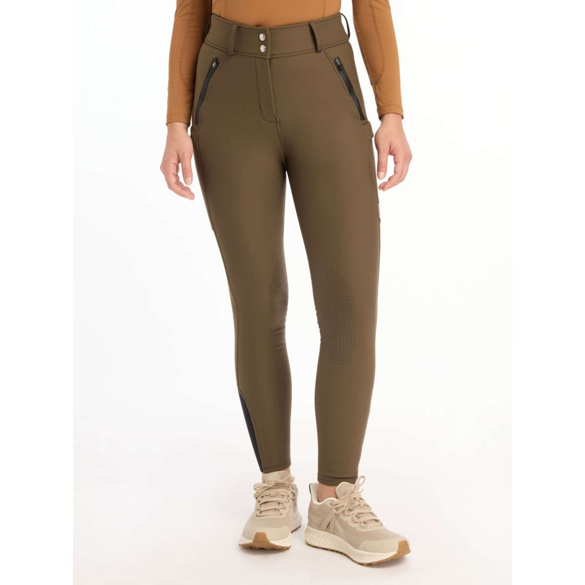 LeMieux Breeches Drytex Knee Grip Alpine