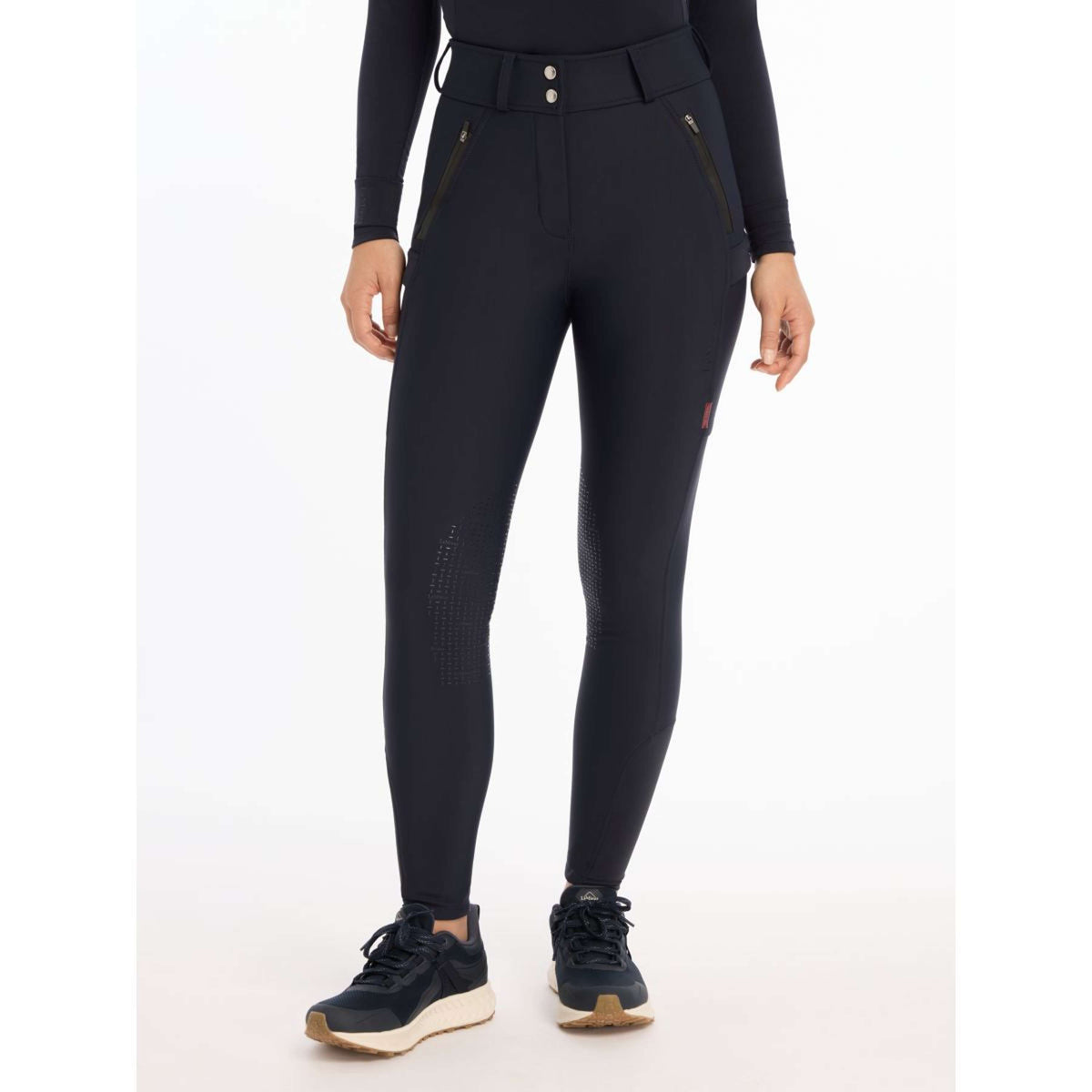 LeMieux Breeches Drytex Knee Grip Navy