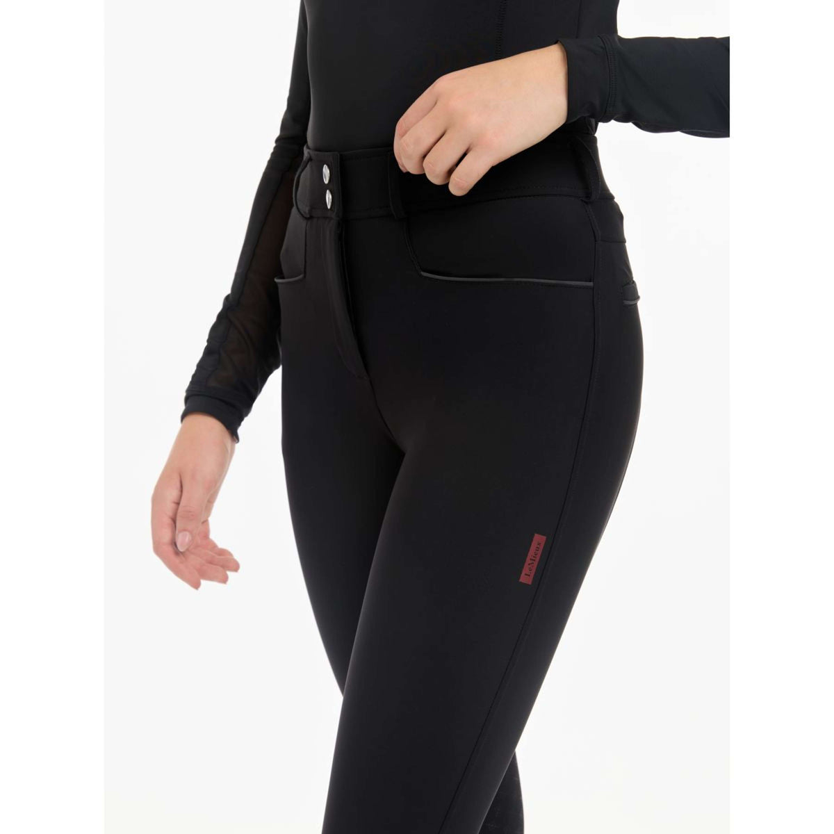 LeMieux Breeches Isabelle Knee Grip Black