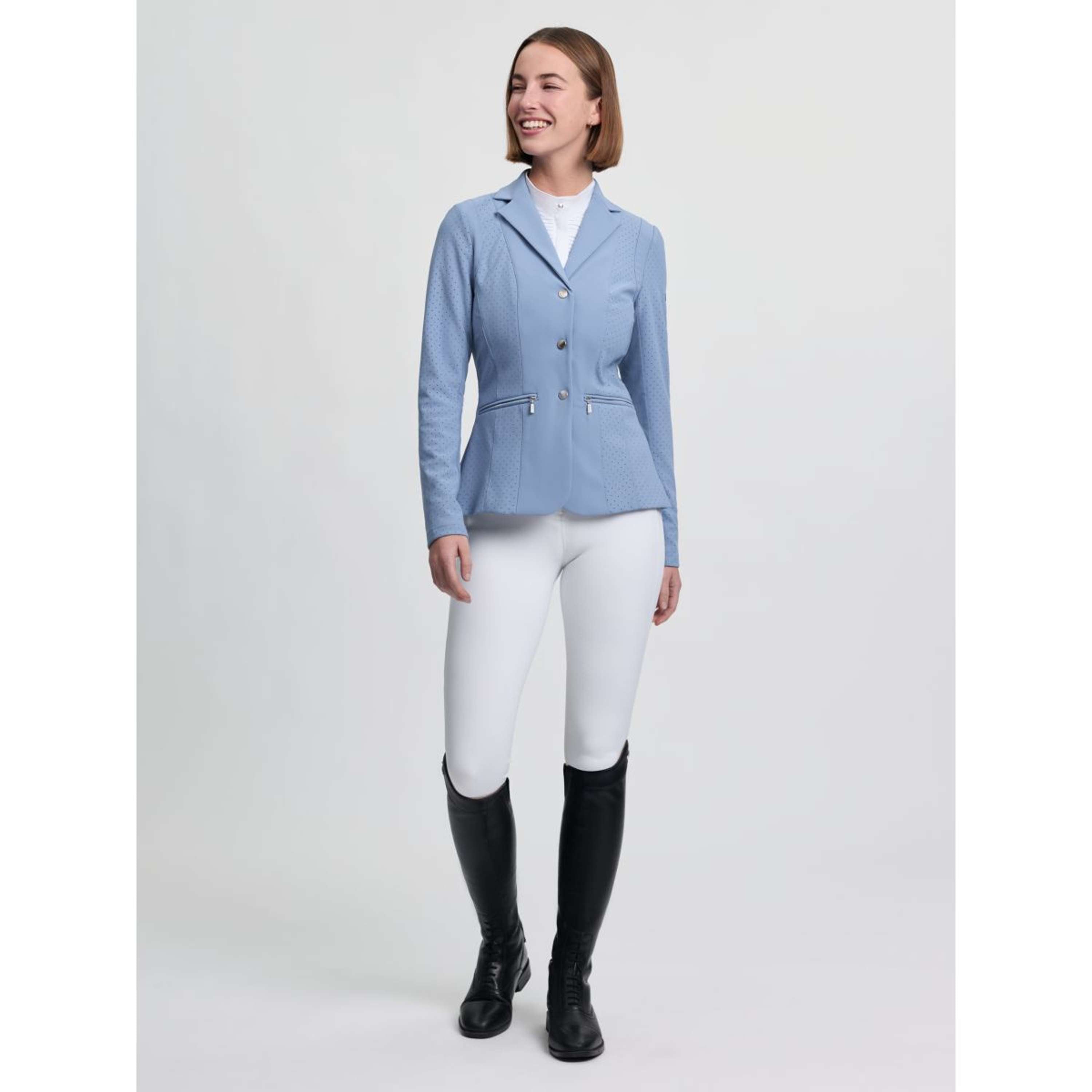 LeMieux Competition Jacket Jessica Mesh Powder Blue