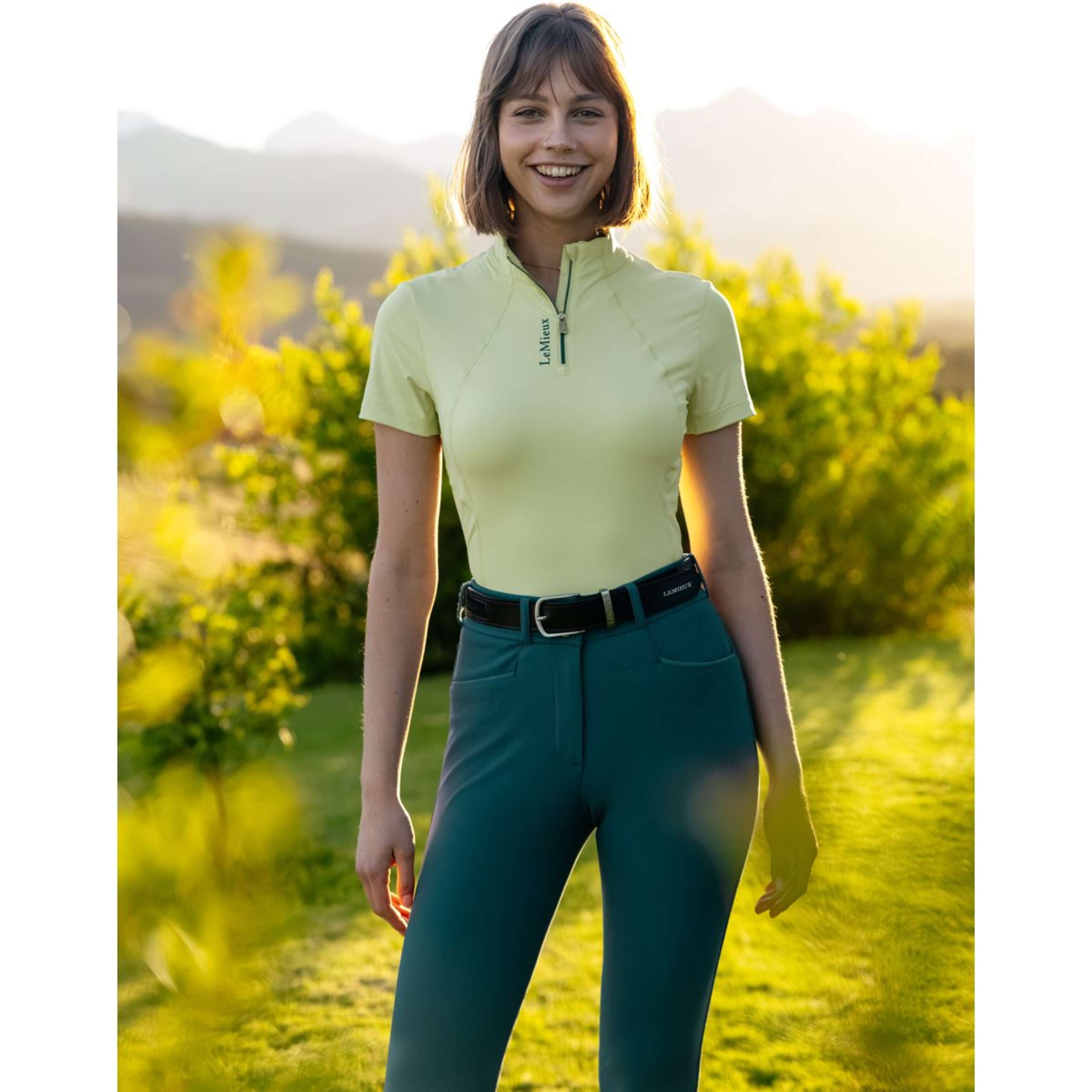 LeMieux Base Layer Classique Short Sleeves Macaron