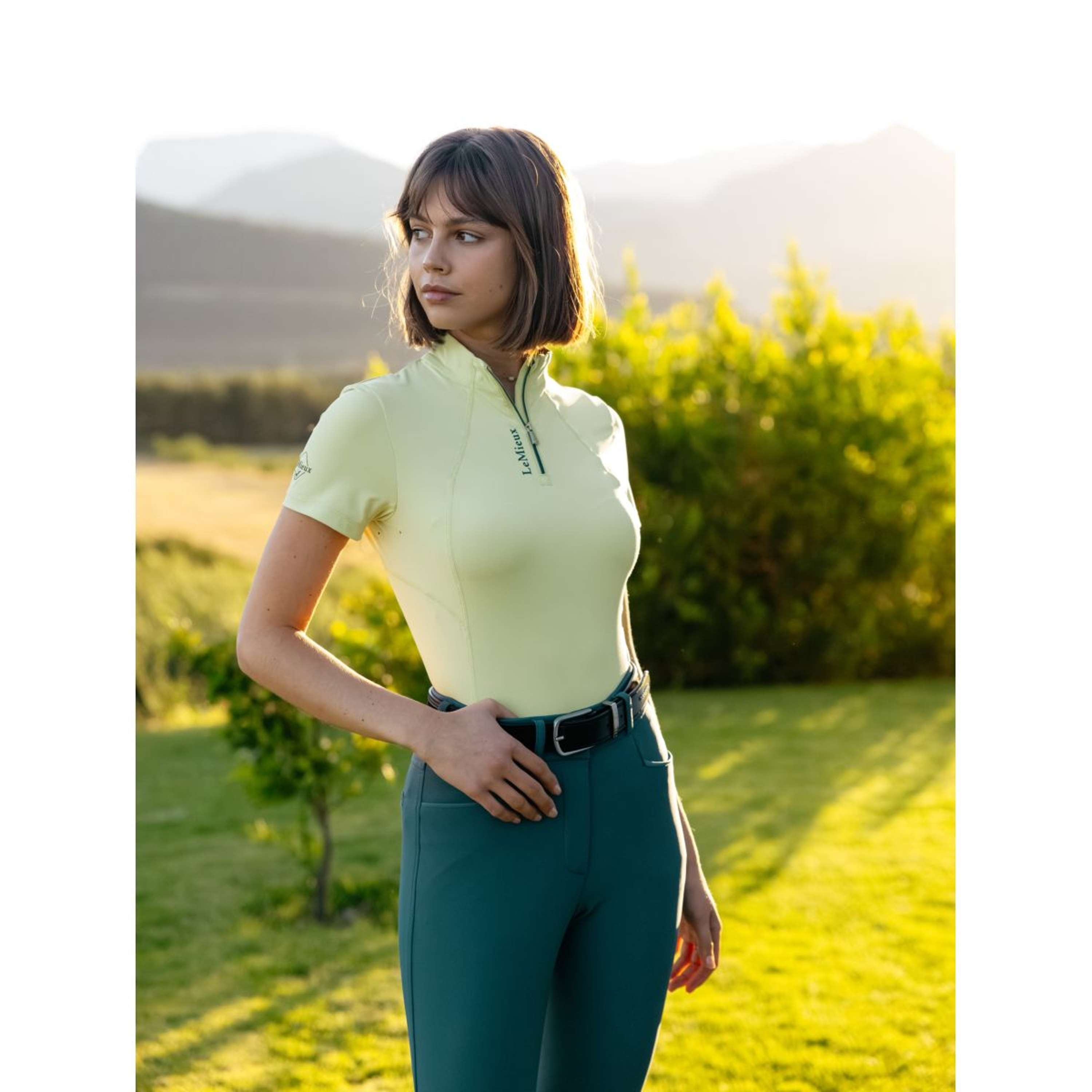 LeMieux Base Layer Classique Short Sleeves Macaron