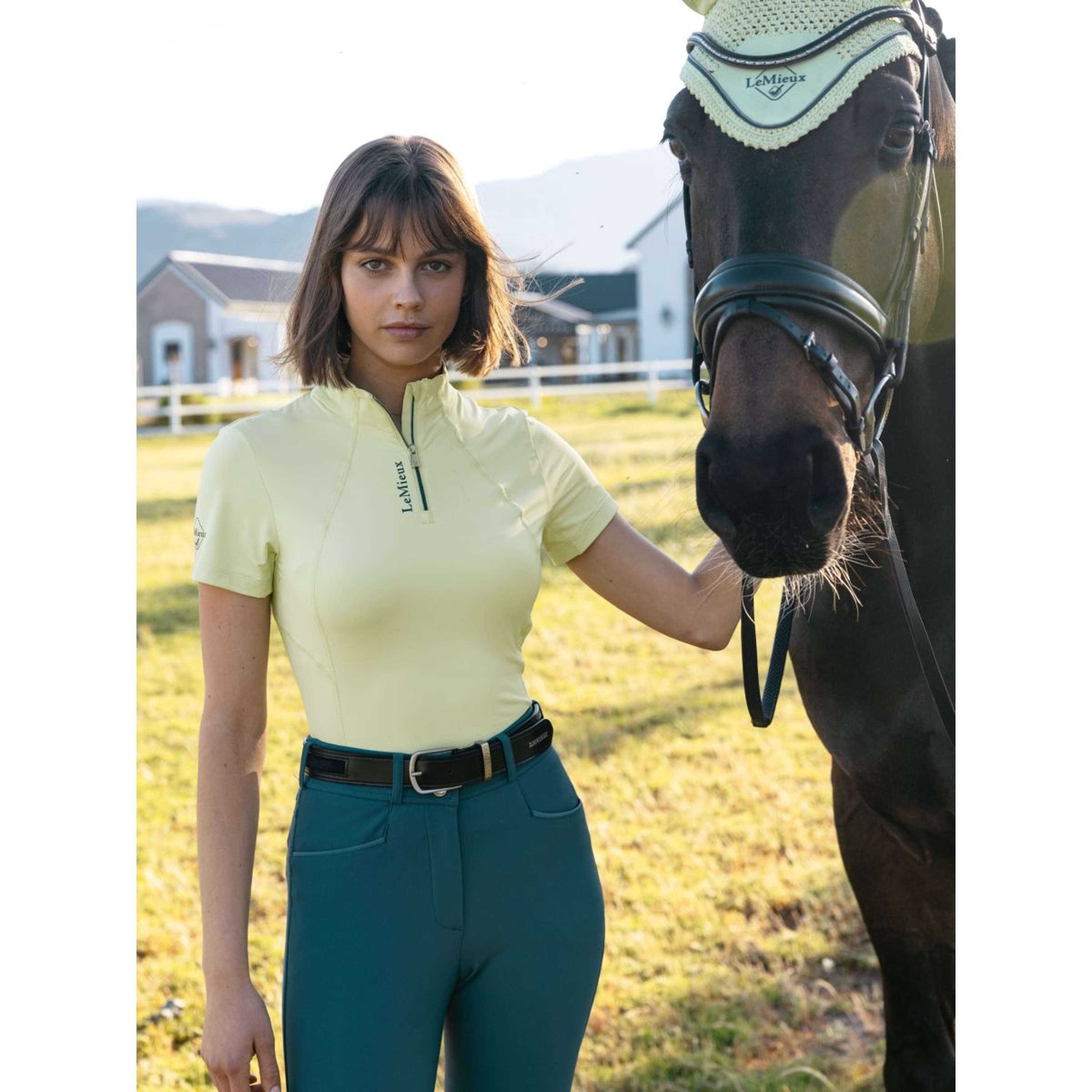 LeMieux Base Layer Classique Short Sleeves Macaron