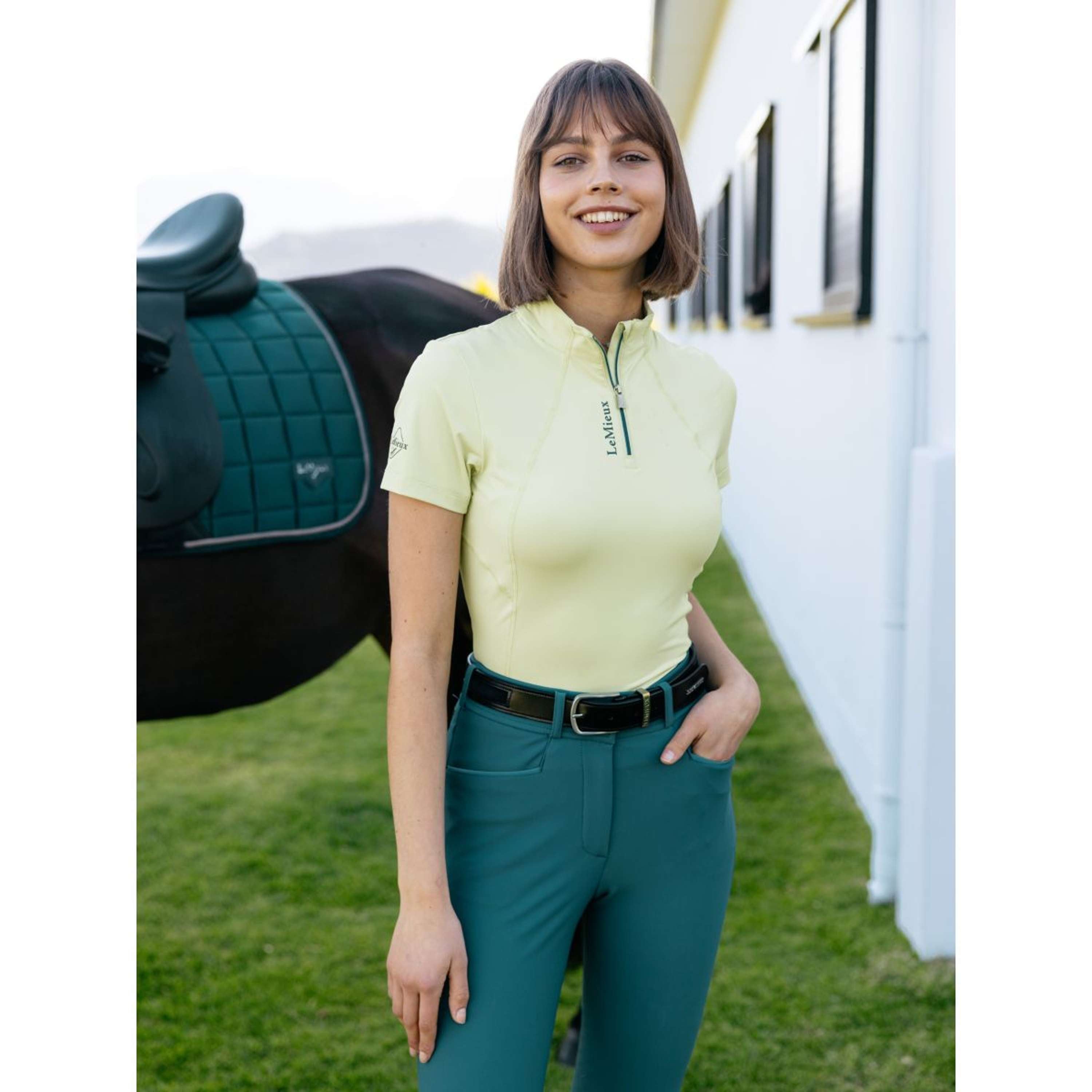 LeMieux Base Layer Classique Short Sleeves Macaron