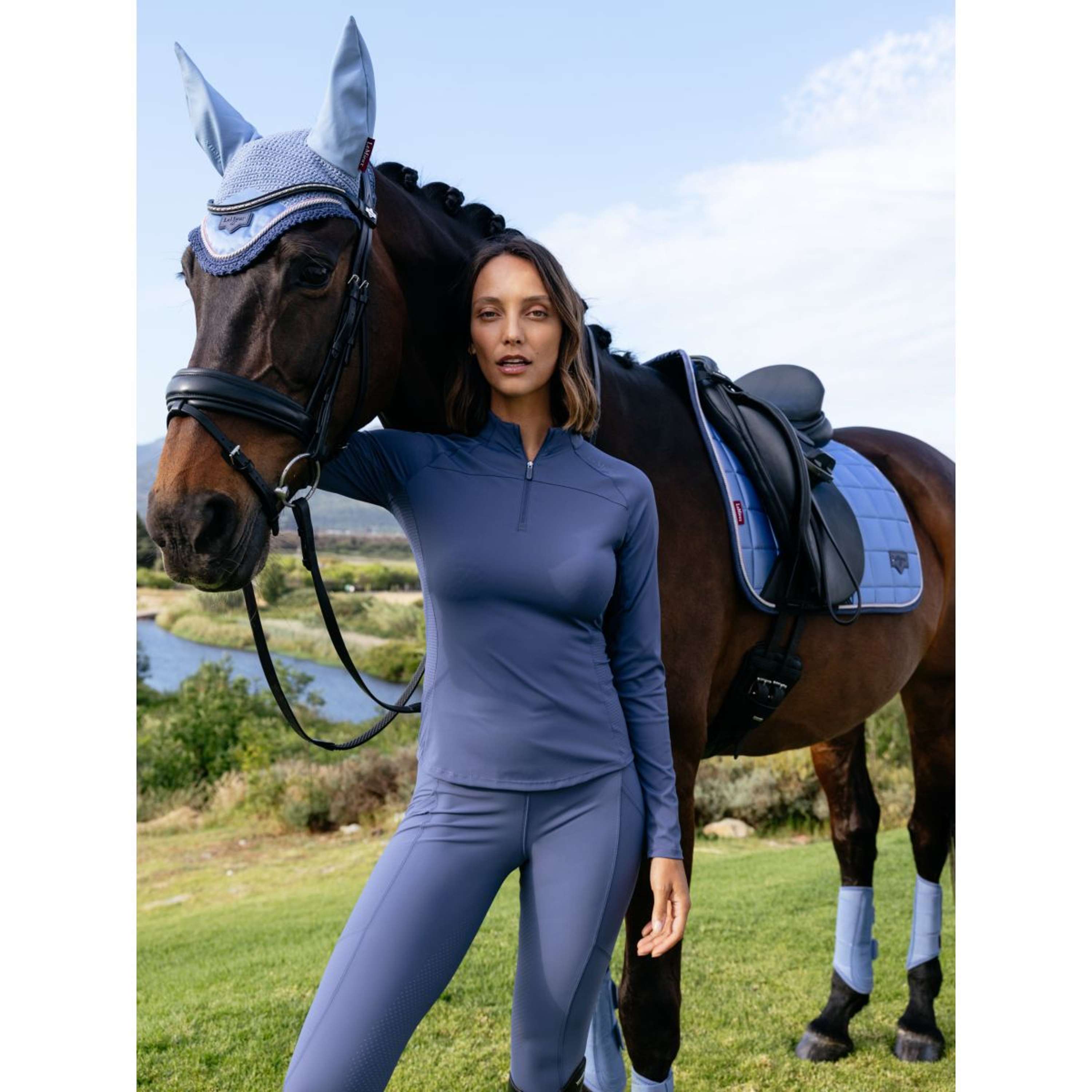 LeMieux Base Layer Airflow Long Sleeves Shadow