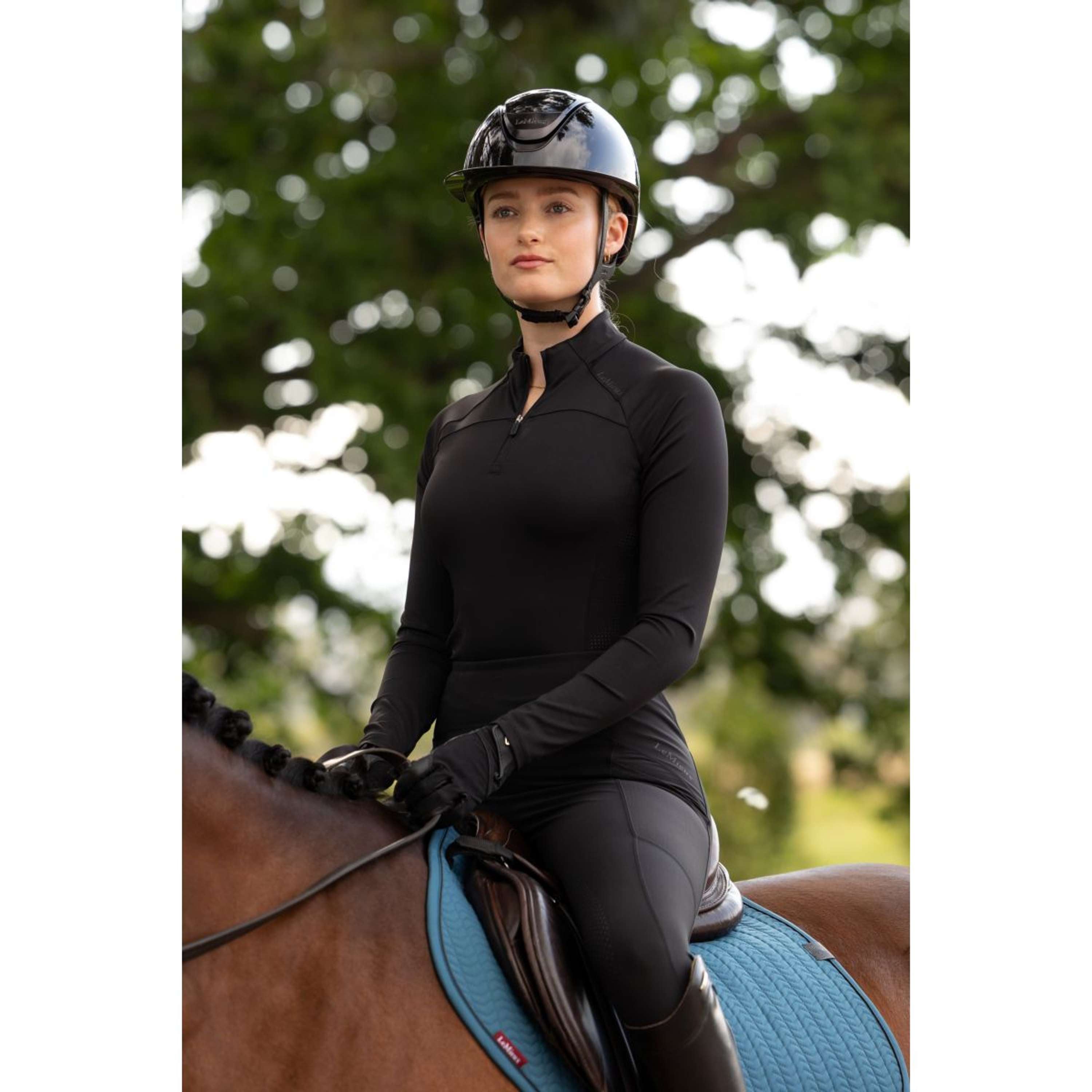 LeMieux Base Layer Airflow Long Sleeves Black