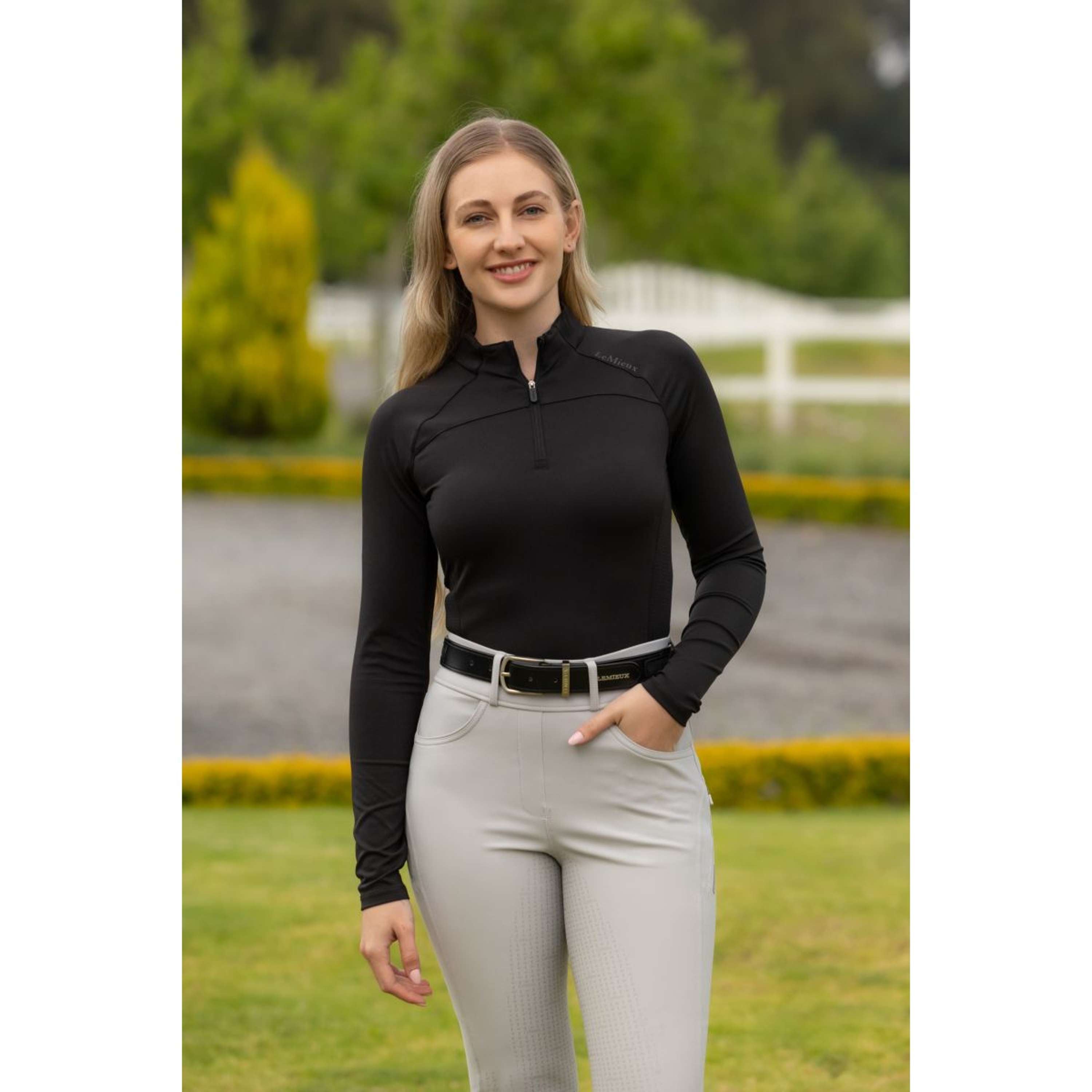 LeMieux Base Layer Airflow Long Sleeves Black