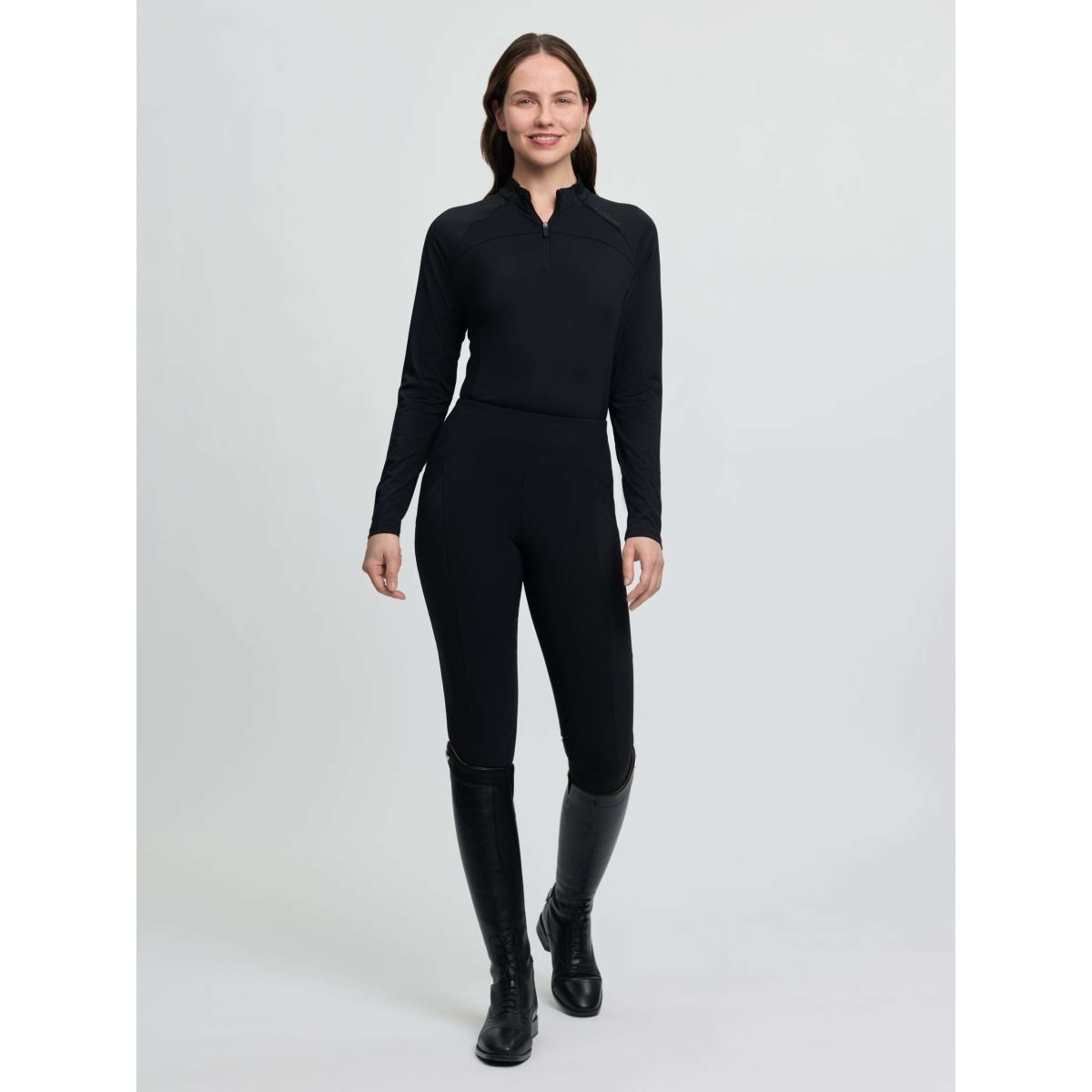 LeMieux Base Layer Airflow Long Sleeves Black