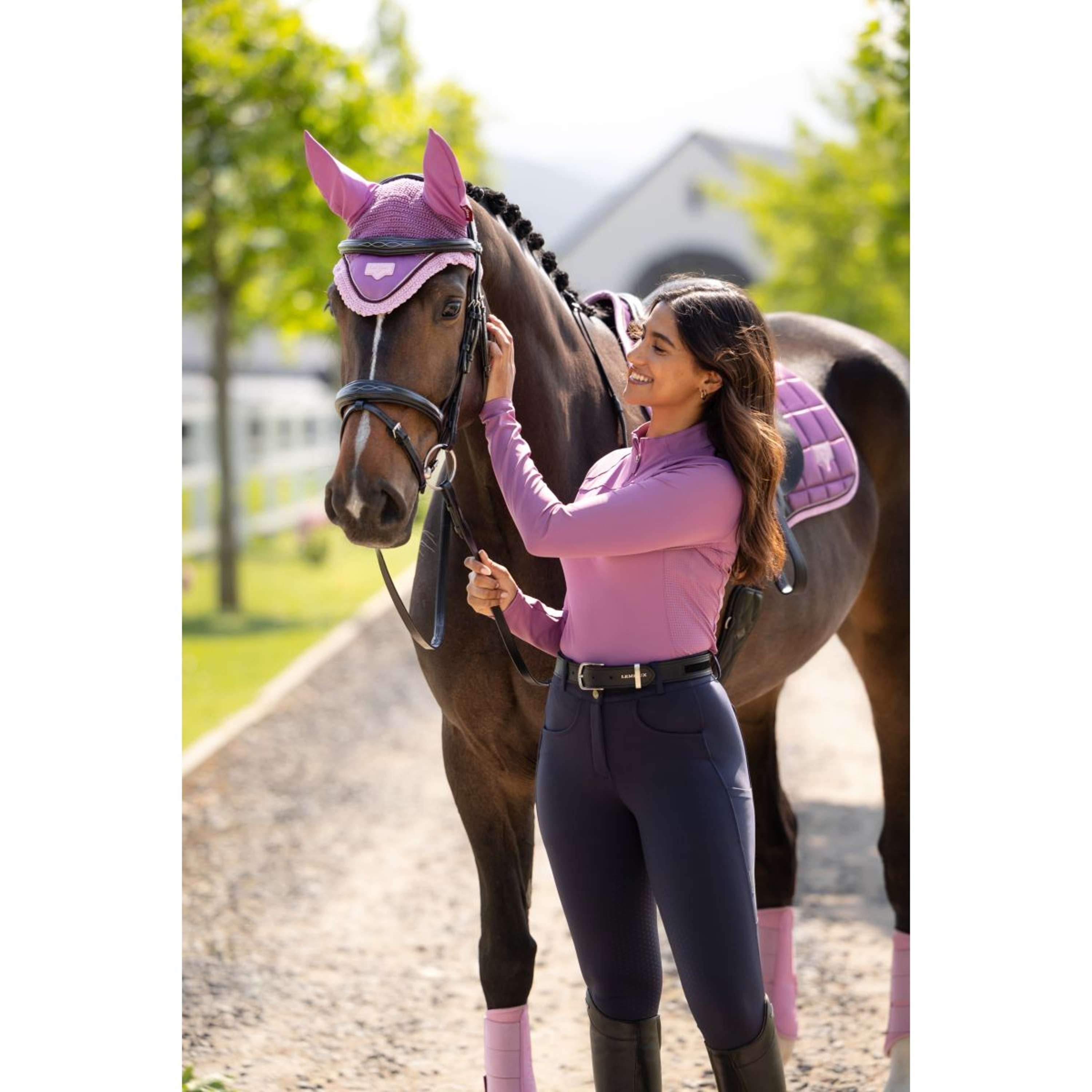 LeMieux Base Layer Airflow Long Sleeves Mallow