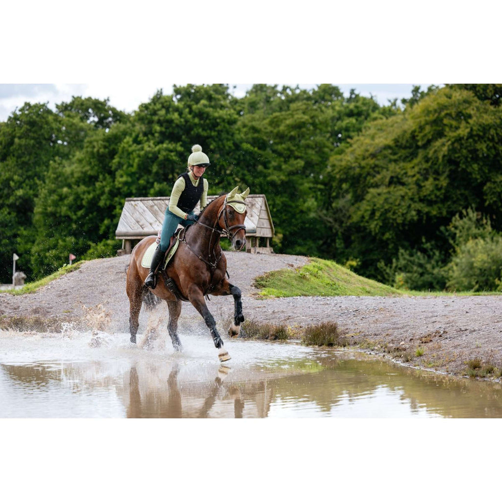 LeMieux Saddlepad Suede Close Contact Square Jumping Macaron