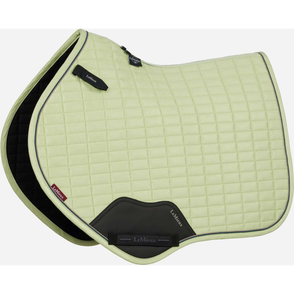 LeMieux Saddlepad Suede Close Contact Square Jumping Macaron
