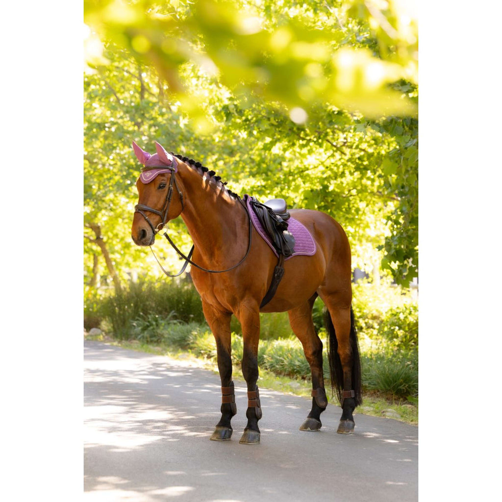 LeMieux Saddlepad Suede Close Contact Square Jumping Mallow