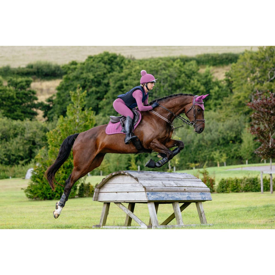 LeMieux Saddlepad Suede Close Contact Square Jumping Mallow