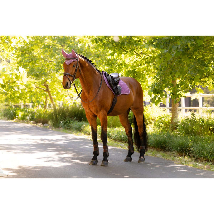 LeMieux Saddlepad Suede Close Contact Square Jumping Mallow