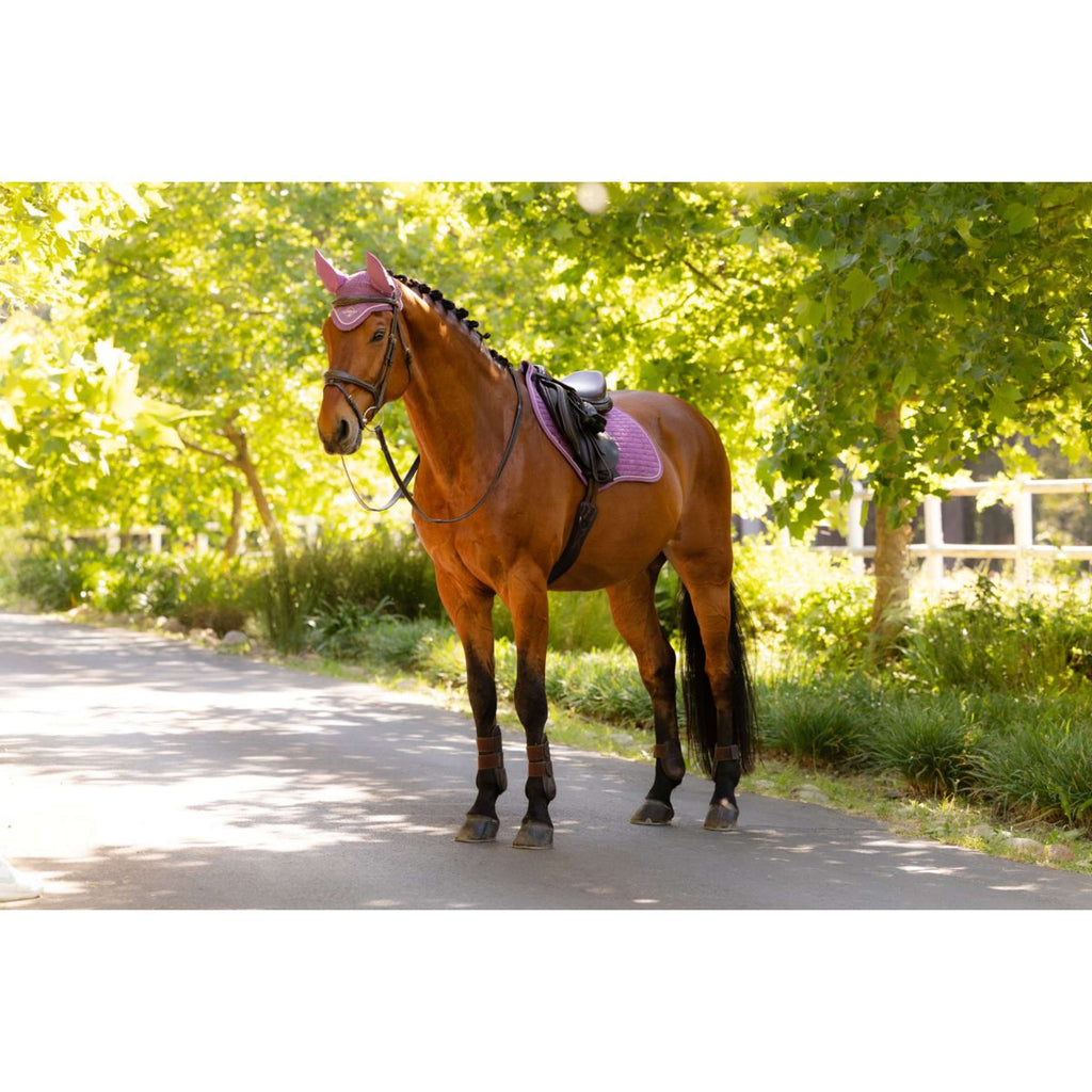 LeMieux Saddlepad Suede Close Contact Square Jumping Mallow