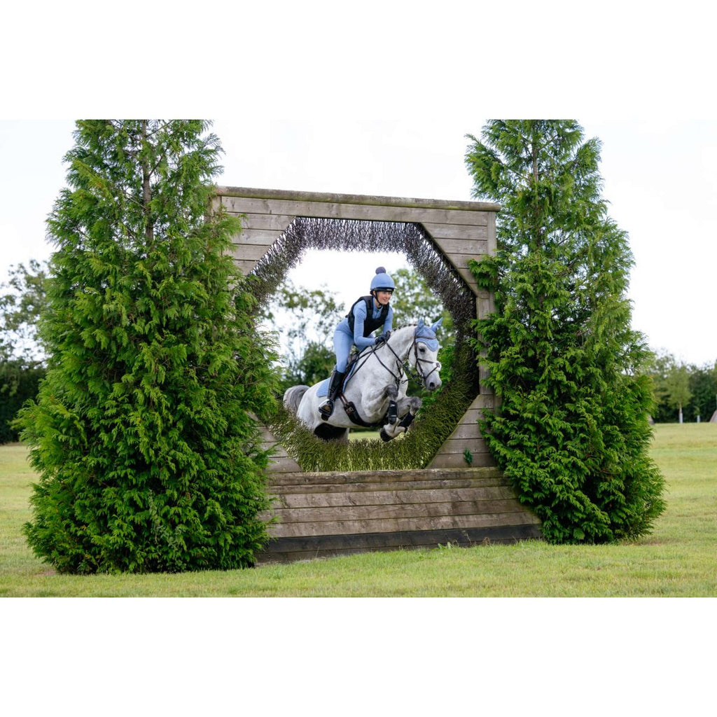 LeMieux Saddlepad Suede Close Contact Square Jumping Powder Blue