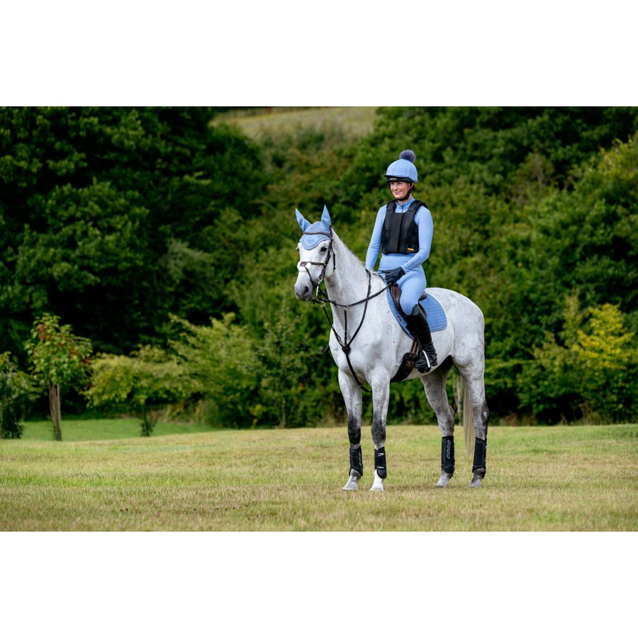 LeMieux Saddlepad Suede Close Contact Square Jumping Powder Blue