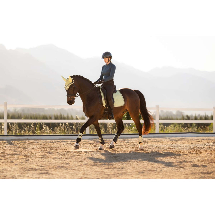 LeMieux Saddlepad Suede Square Dressage Macaron